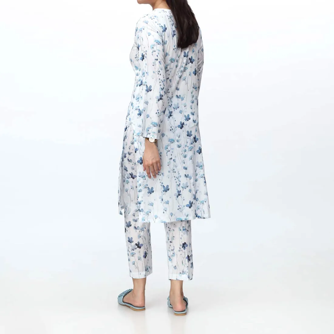 2PC - Unstitched Digital Printed Lawn Suit PS4836