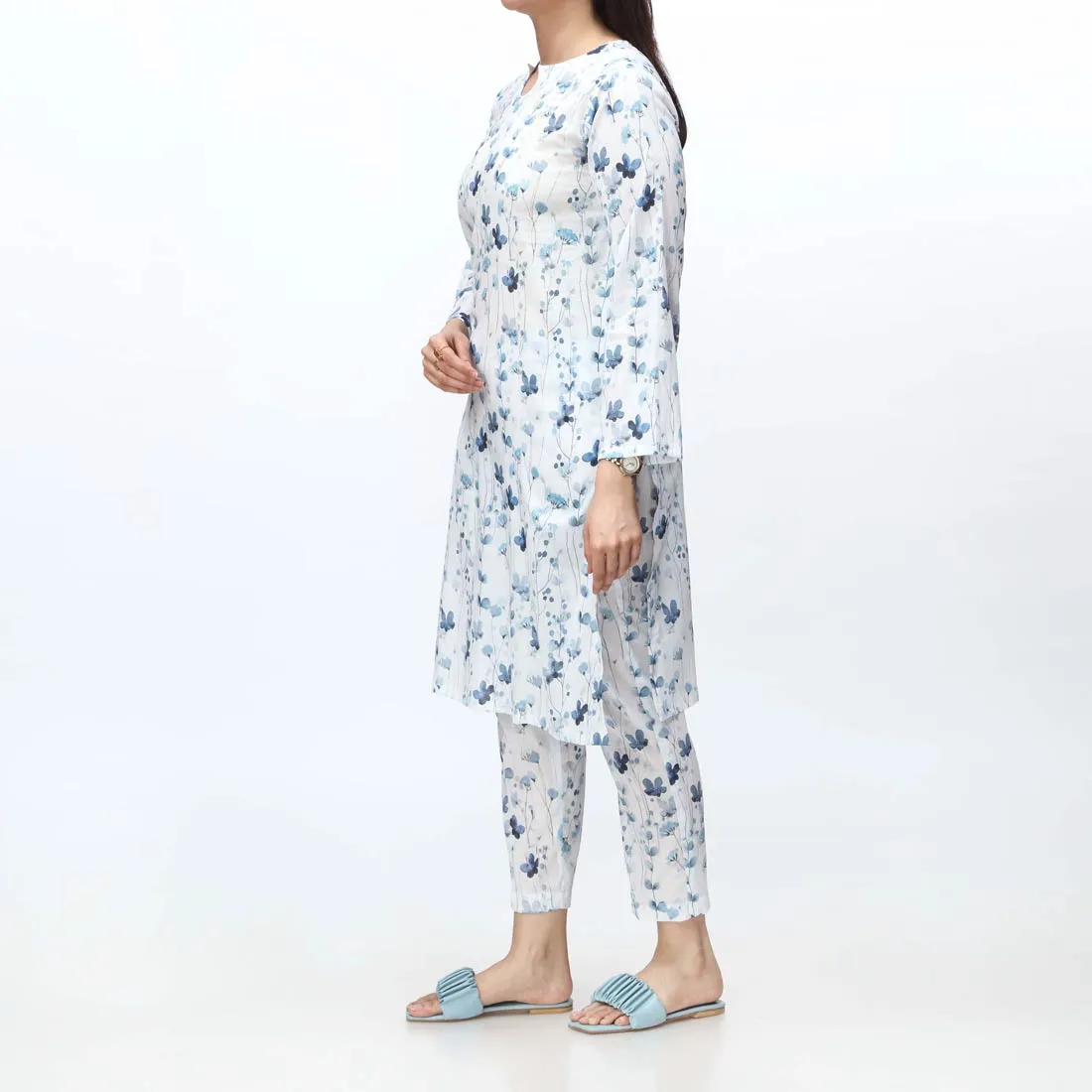 2PC - Unstitched Digital Printed Lawn Suit PS4836