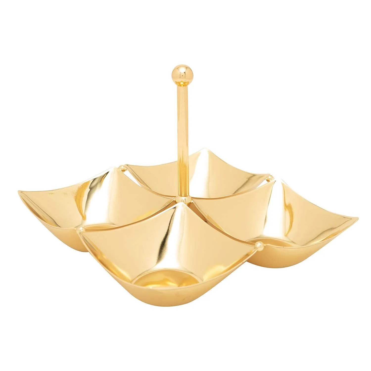 4 Square Nut Bowl With Holder