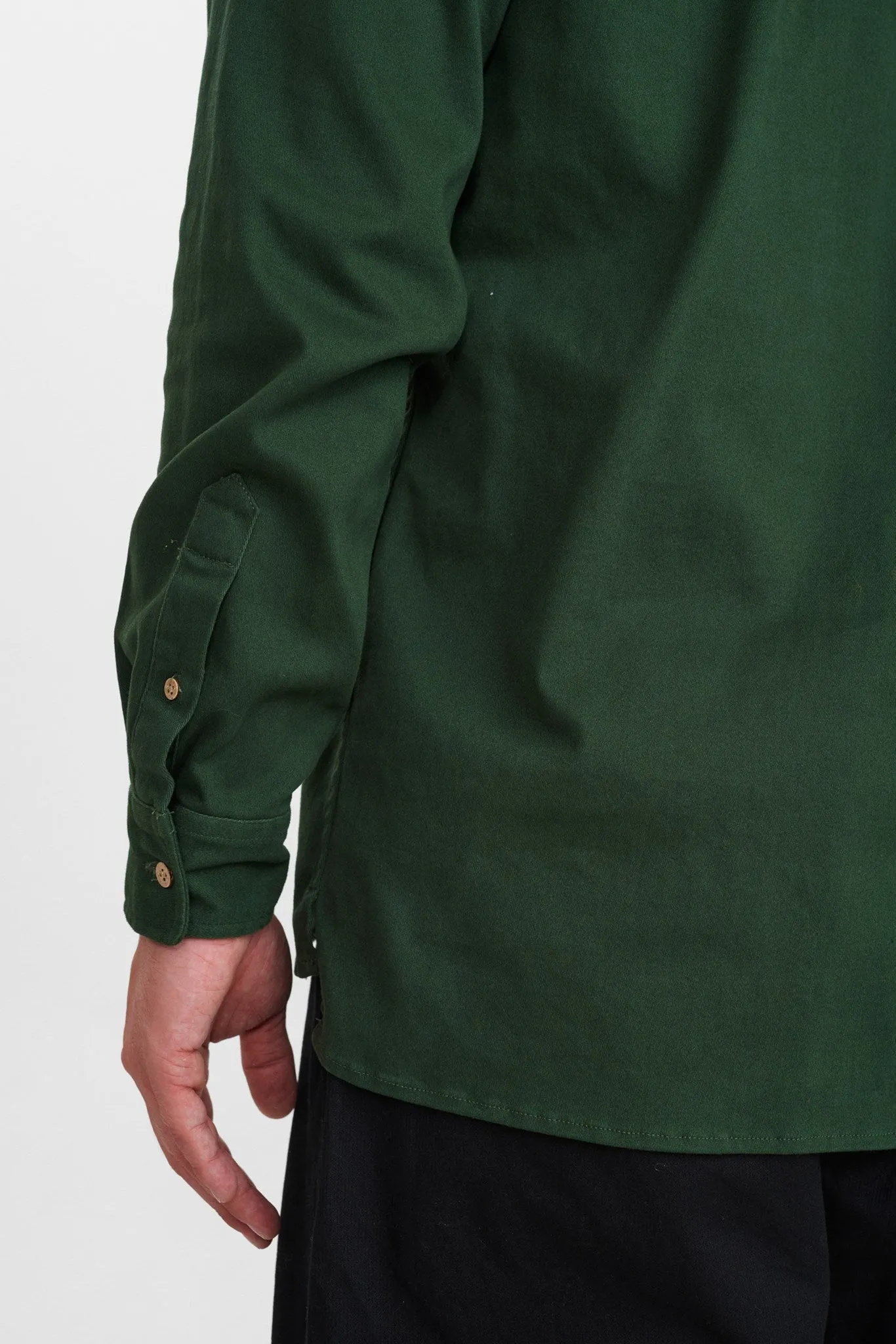 AKLENNY TWILL SHIRT - Deep forrest
