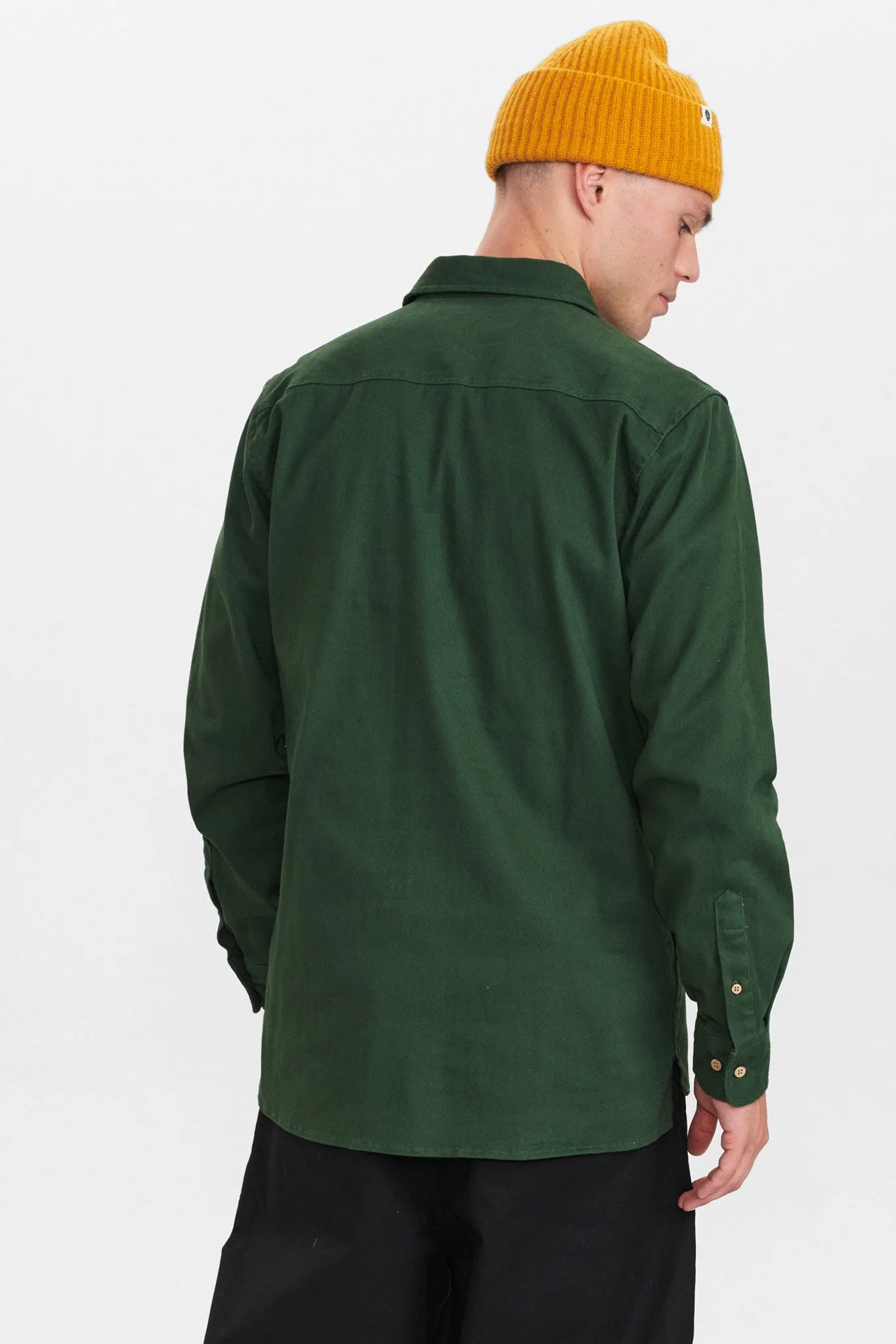 AKLENNY TWILL SHIRT - Deep forrest