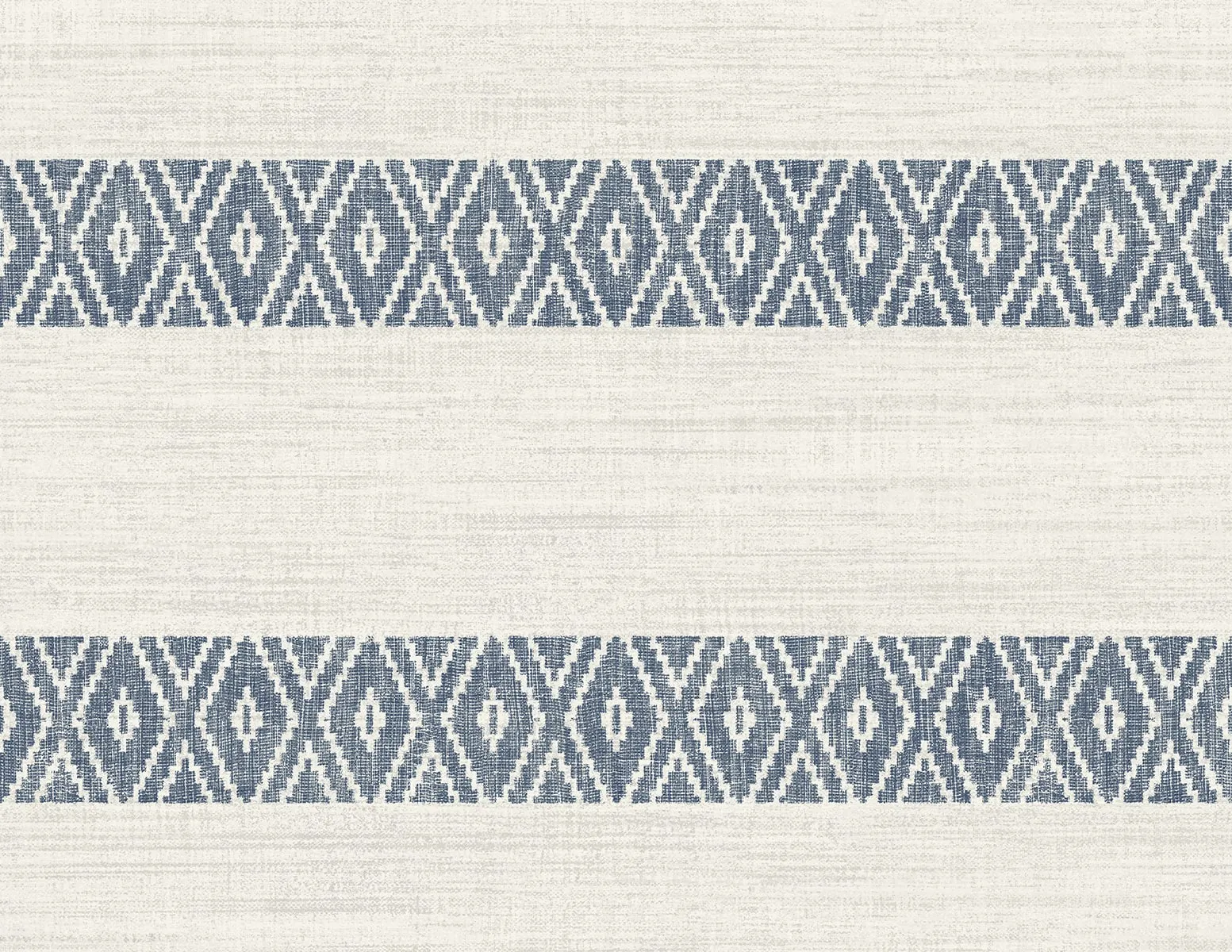 Alani Geo Stripe Wallpaper in Nautical Blue