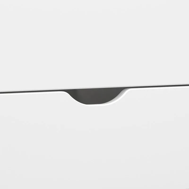 Alba White 6 Drawers Wooden Single Bed