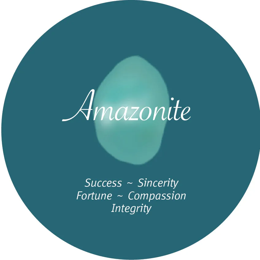 Amazonite Crystal Fidget Ring