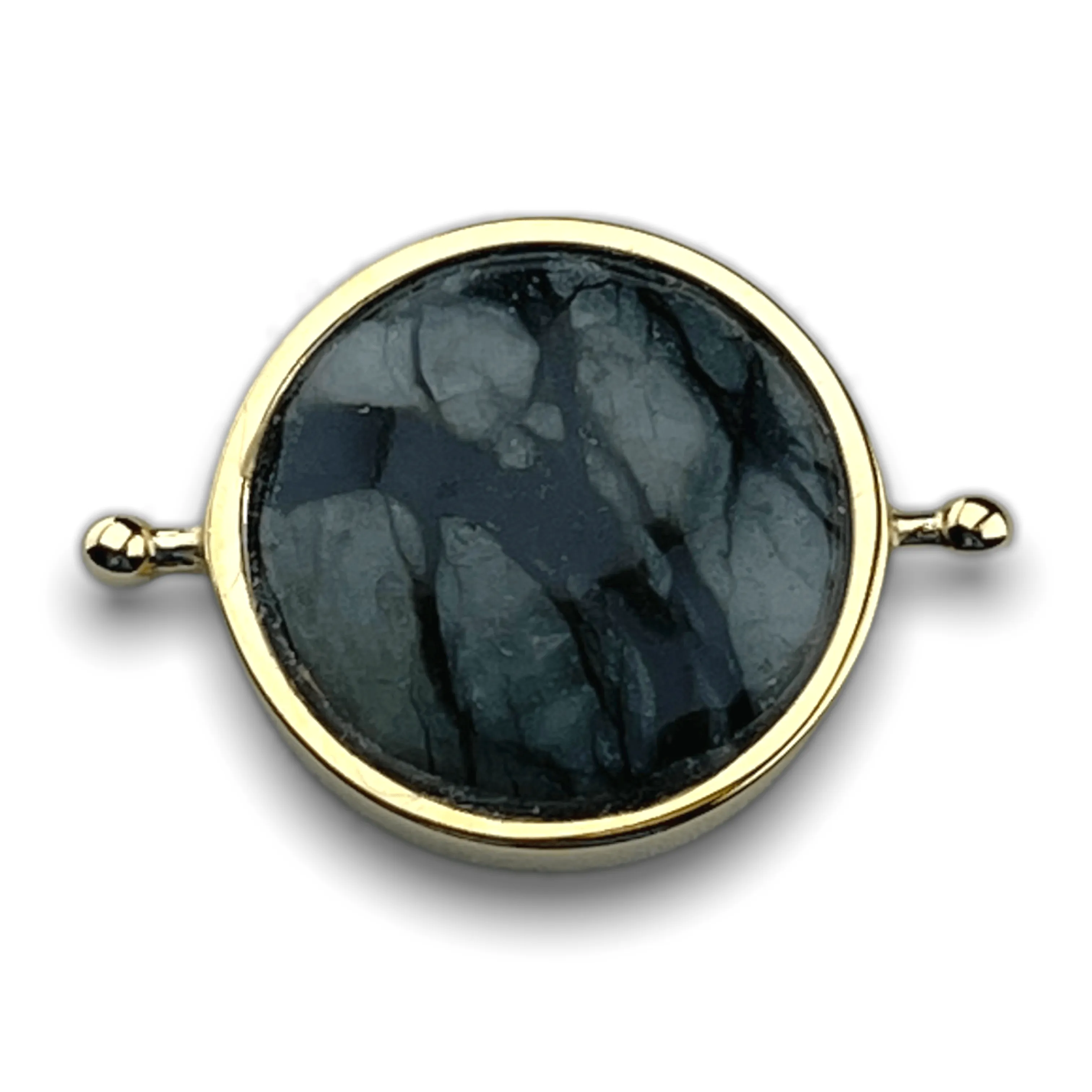 Black Picasso Round Crystal Element