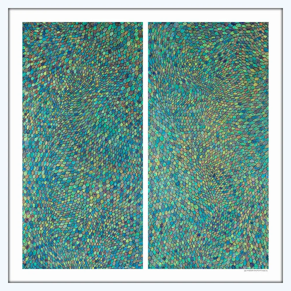 [blue scales][limited edition print by seth b minkin]