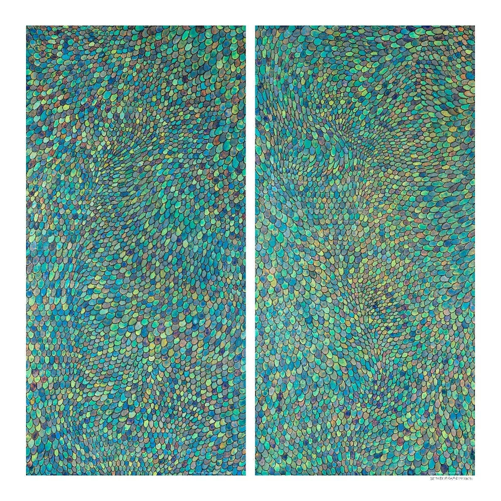 [blue scales][limited edition print by seth b minkin]