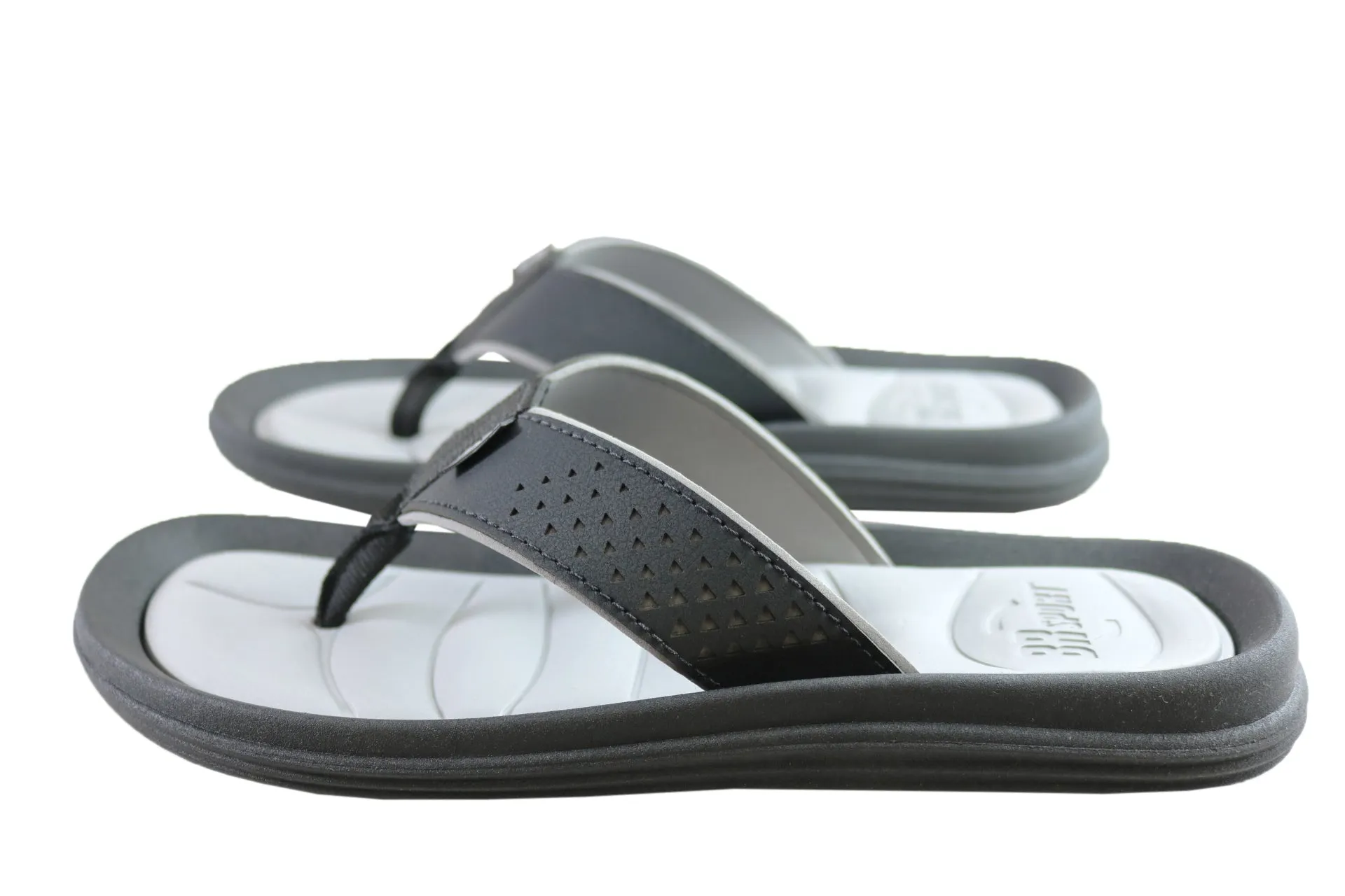 BR Sport Atlanta Mens Comfort Cushioned Thongs Sandals Made In Brazil
