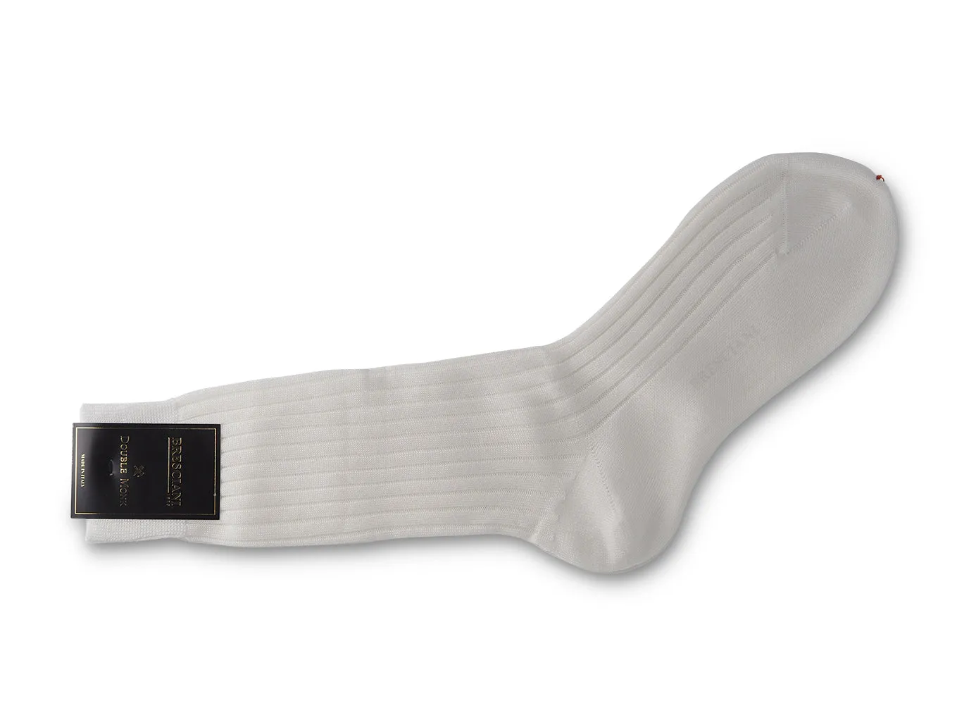 Calf Length Cotton Socks 3-Ply White
