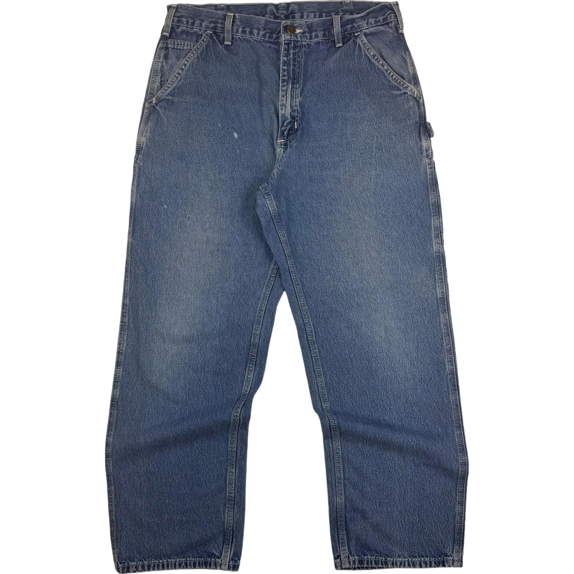 Carhartt Denim Carpenter Workwear Jeans Blue B13 DST