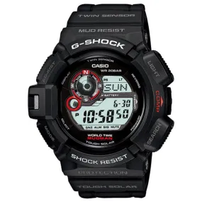 Casio G-SHOCK Tough Solar MUDMAN Black Resin Men's Watch - G9300-1