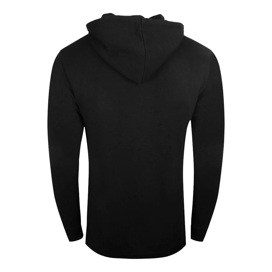 Cavalli Class Bold Tiger Logo Black Zip-Up Hoodie