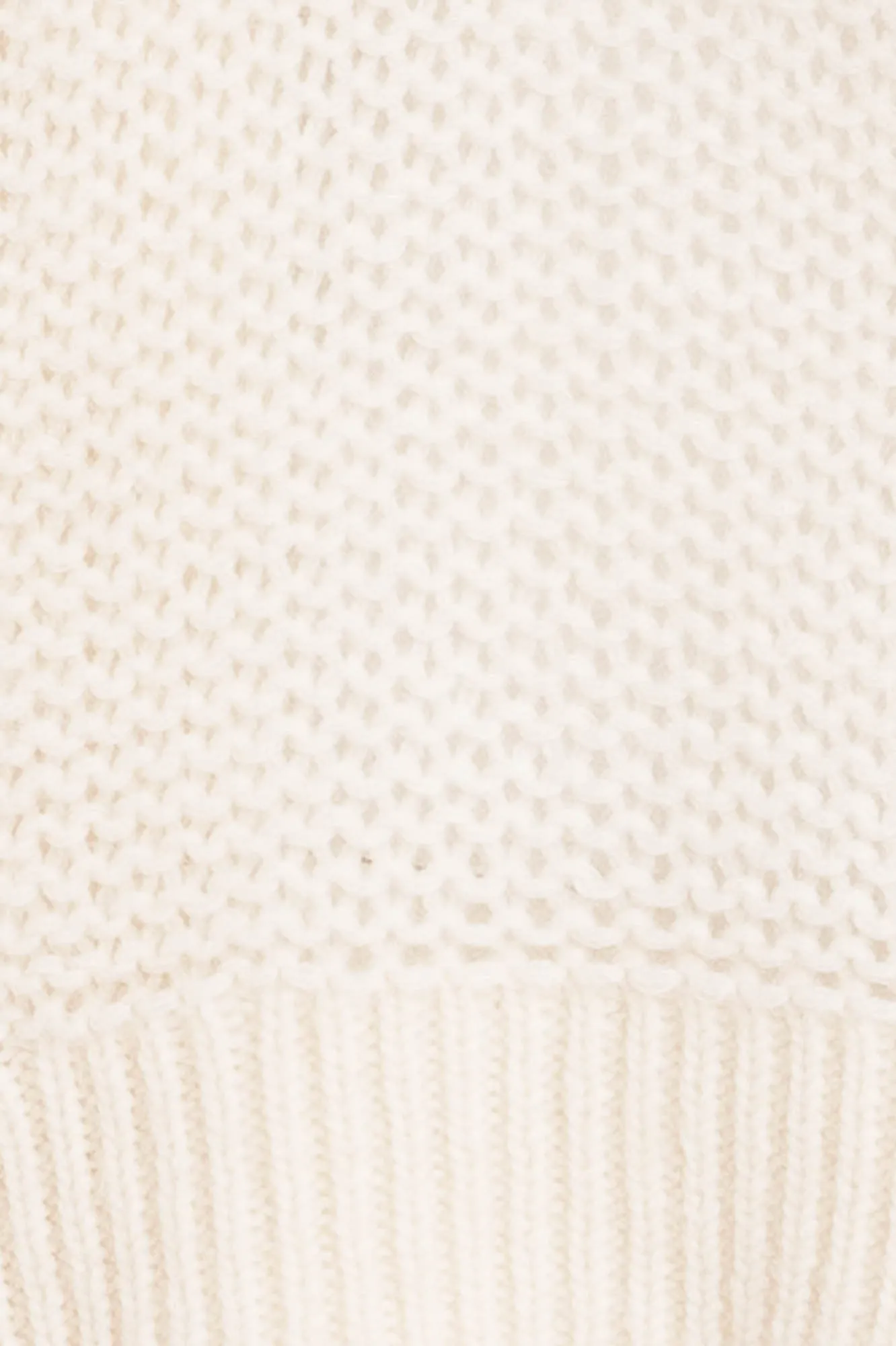 Celine - White Knit Zip Up Sweater - M