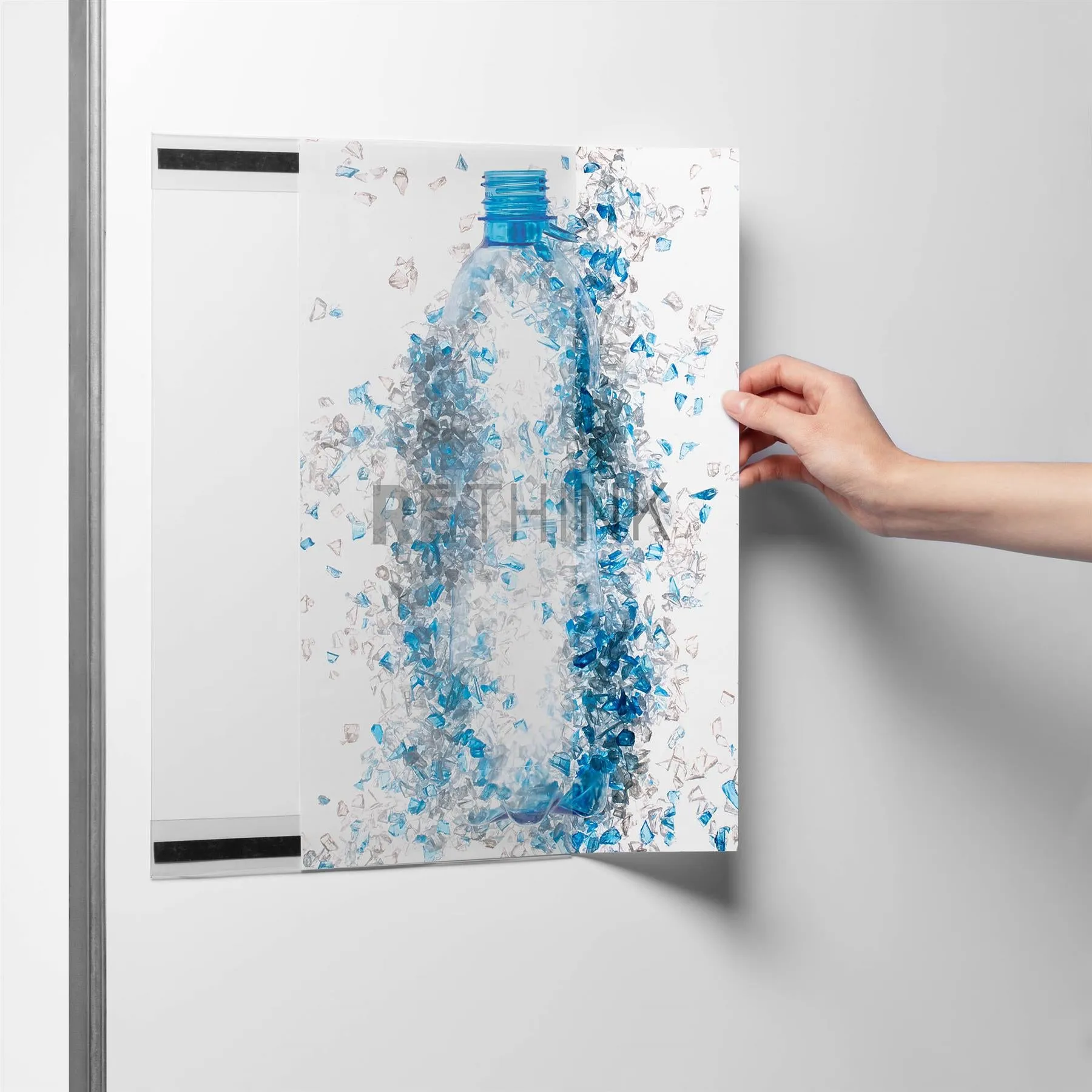 Durable Magnetic Recycled PET Poster Holder Signage | 5 Pack | A3