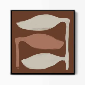 Entwined Framed Abstract Canvas Art