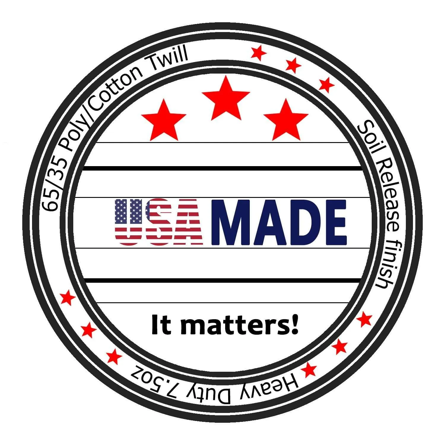 Fiumara Apparel 2 Pocket Apron (Reversible) 13" L x 16" W