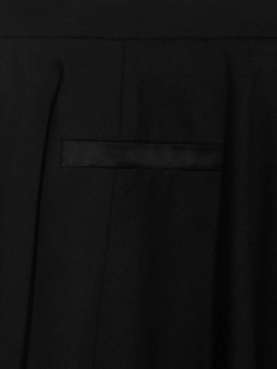 FLARED MIDI-SKIRT "BRITNEY" IN BLACK