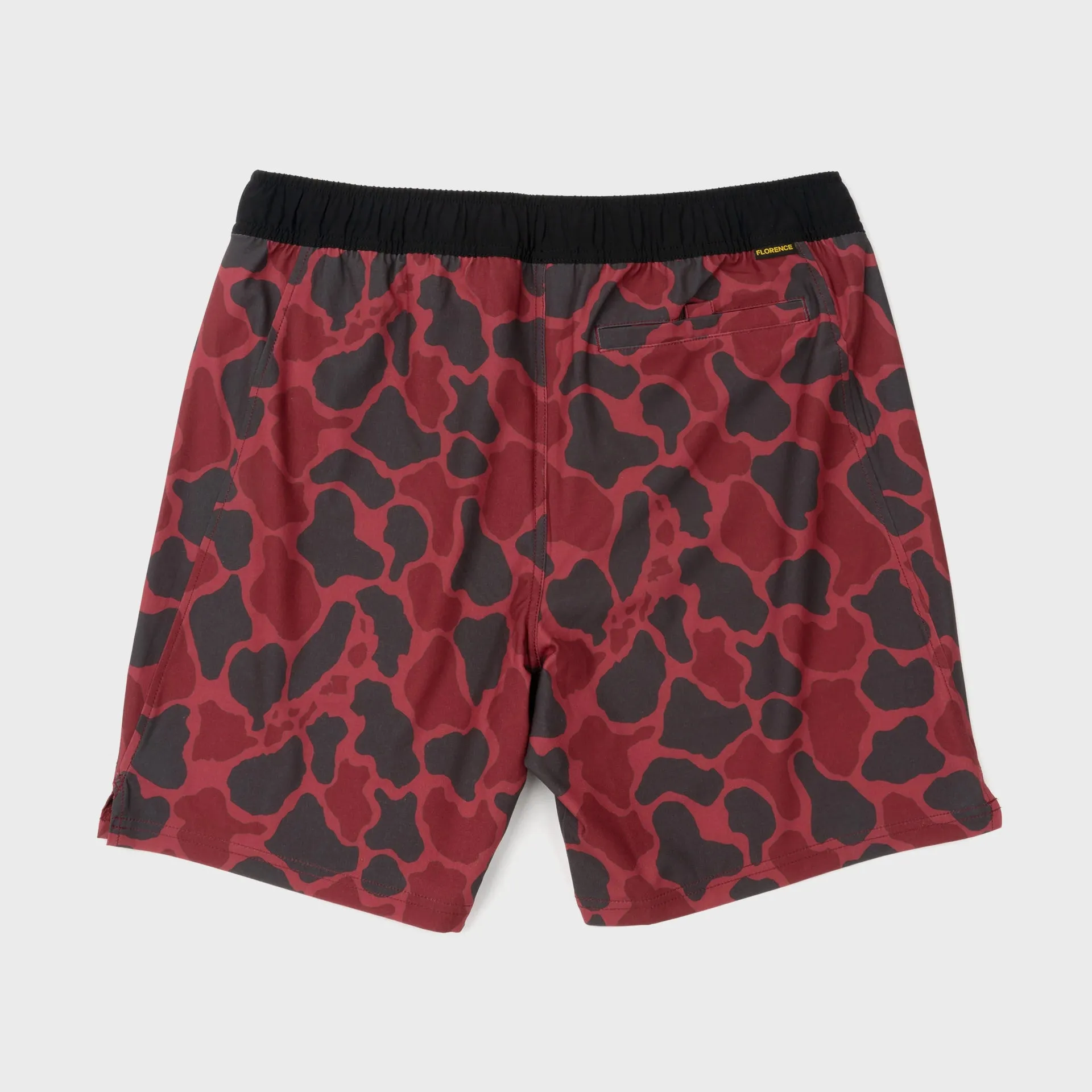 Florence Marine Standard Issue Elastic Shorts - Maroon Camo