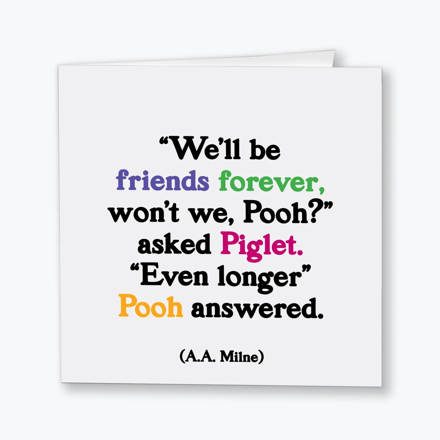 Friends Forever Friendship Card