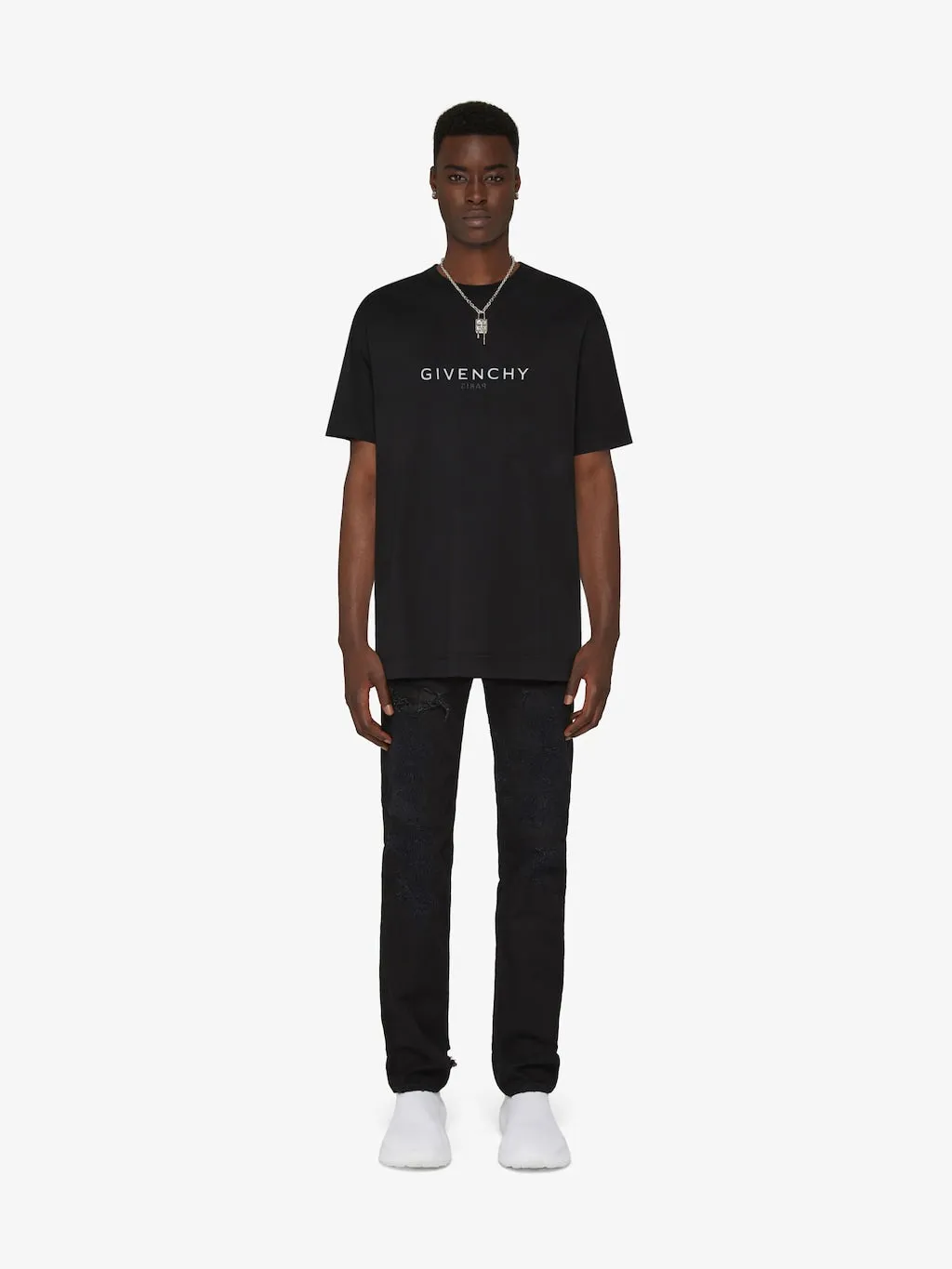 Givenchy Reverse T-Shirt Black Oversized Fit