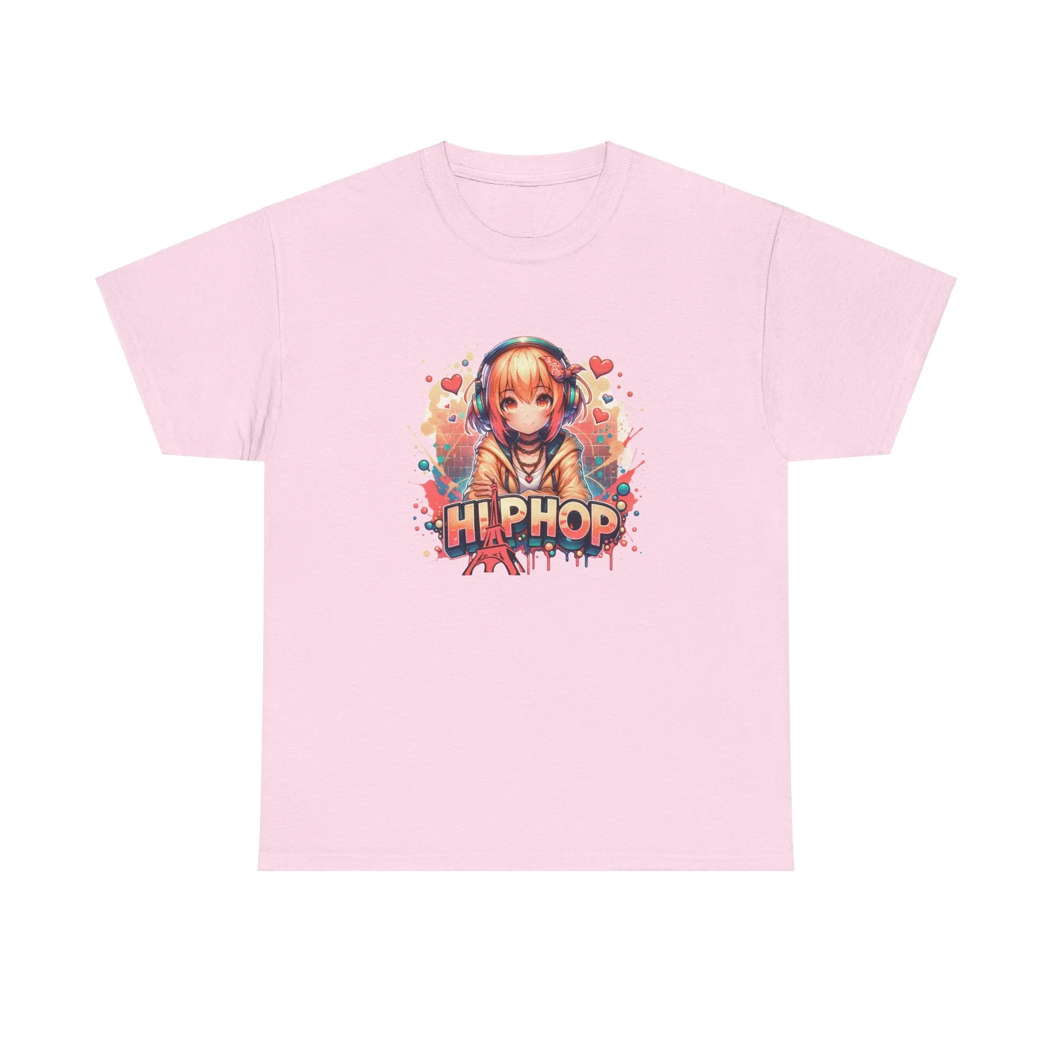 Graffiti Anime Girl Unisex Heavy Cotton Tee