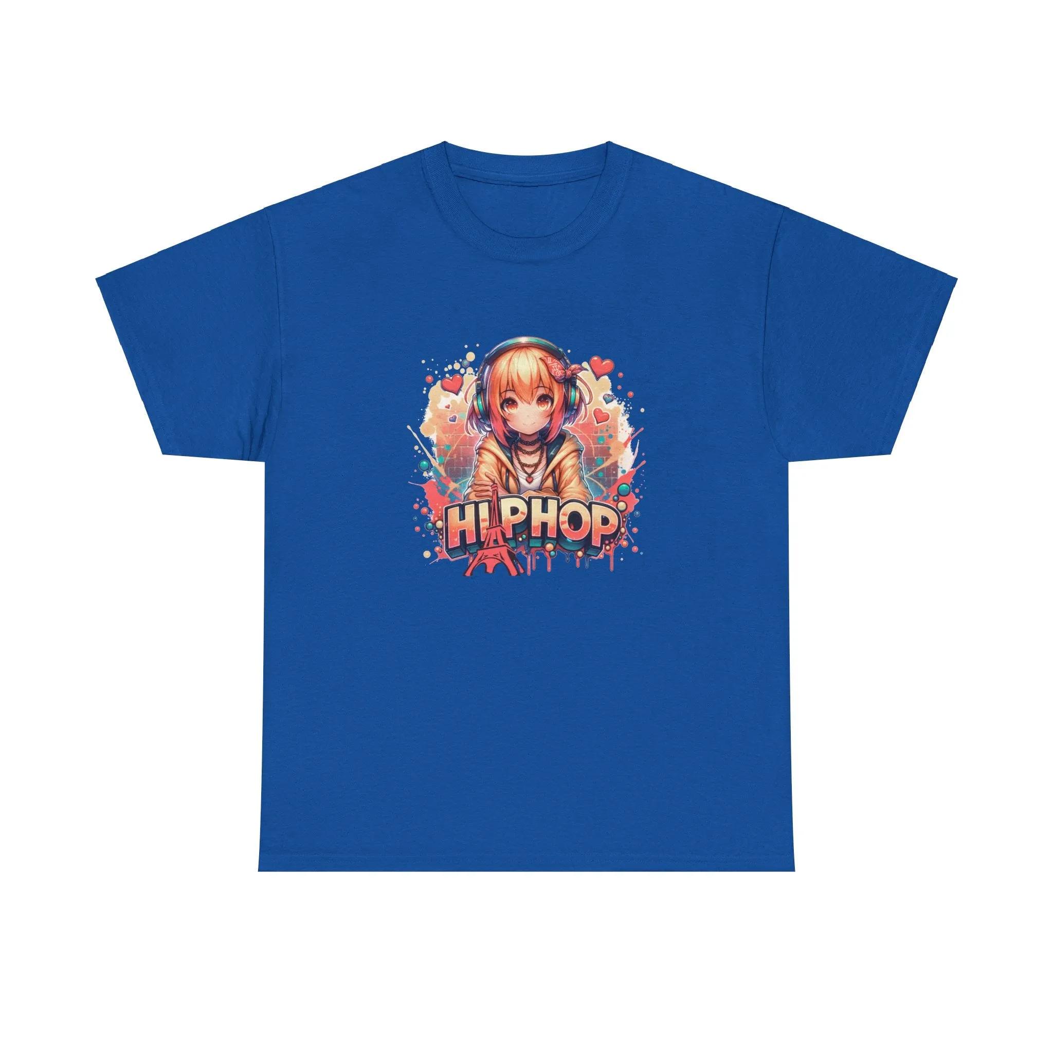 Graffiti Anime Girl Unisex Heavy Cotton Tee