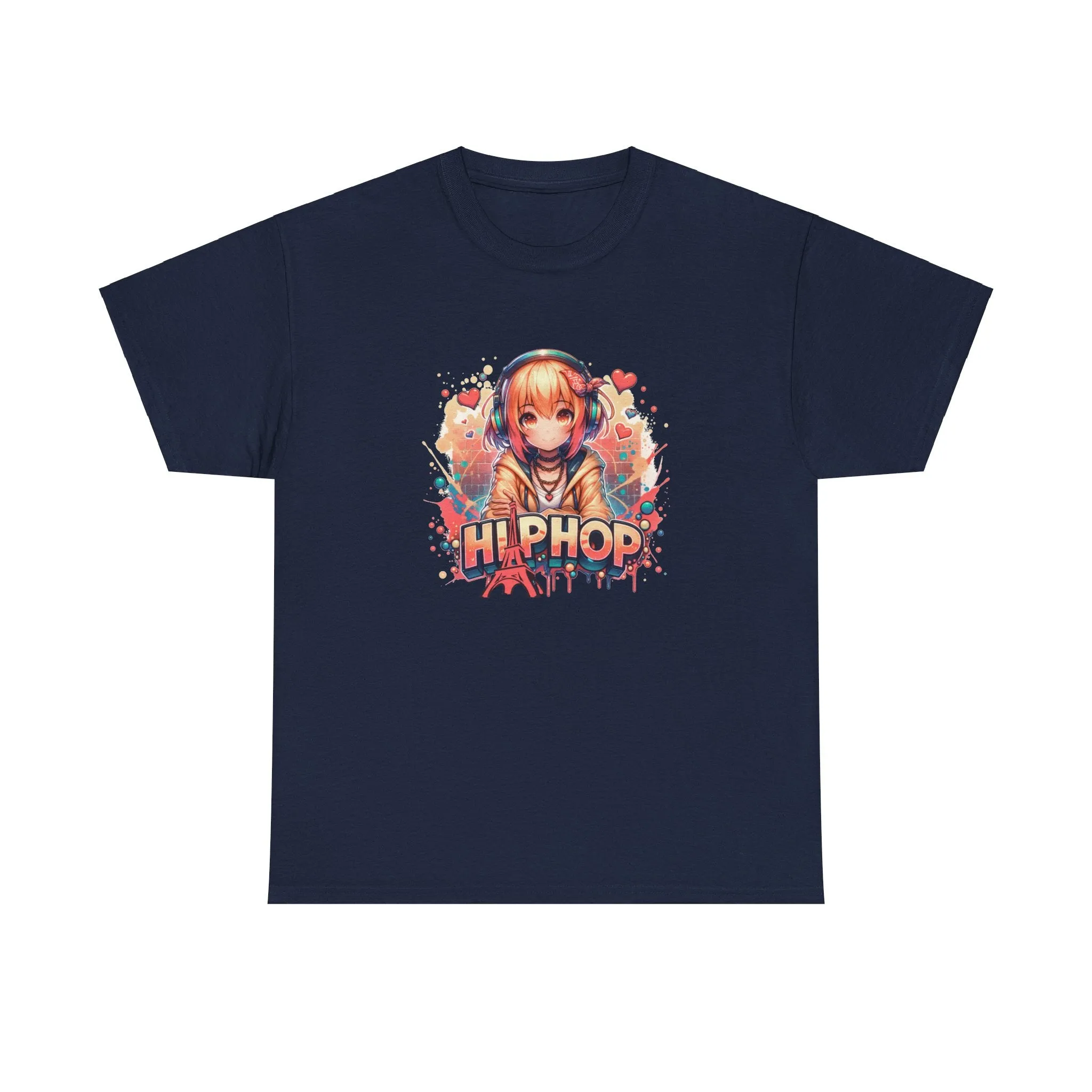Graffiti Anime Girl Unisex Heavy Cotton Tee