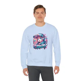 Graffiti Anime Girls Unisex Heavy Blend™ Crewneck Sweatshirt