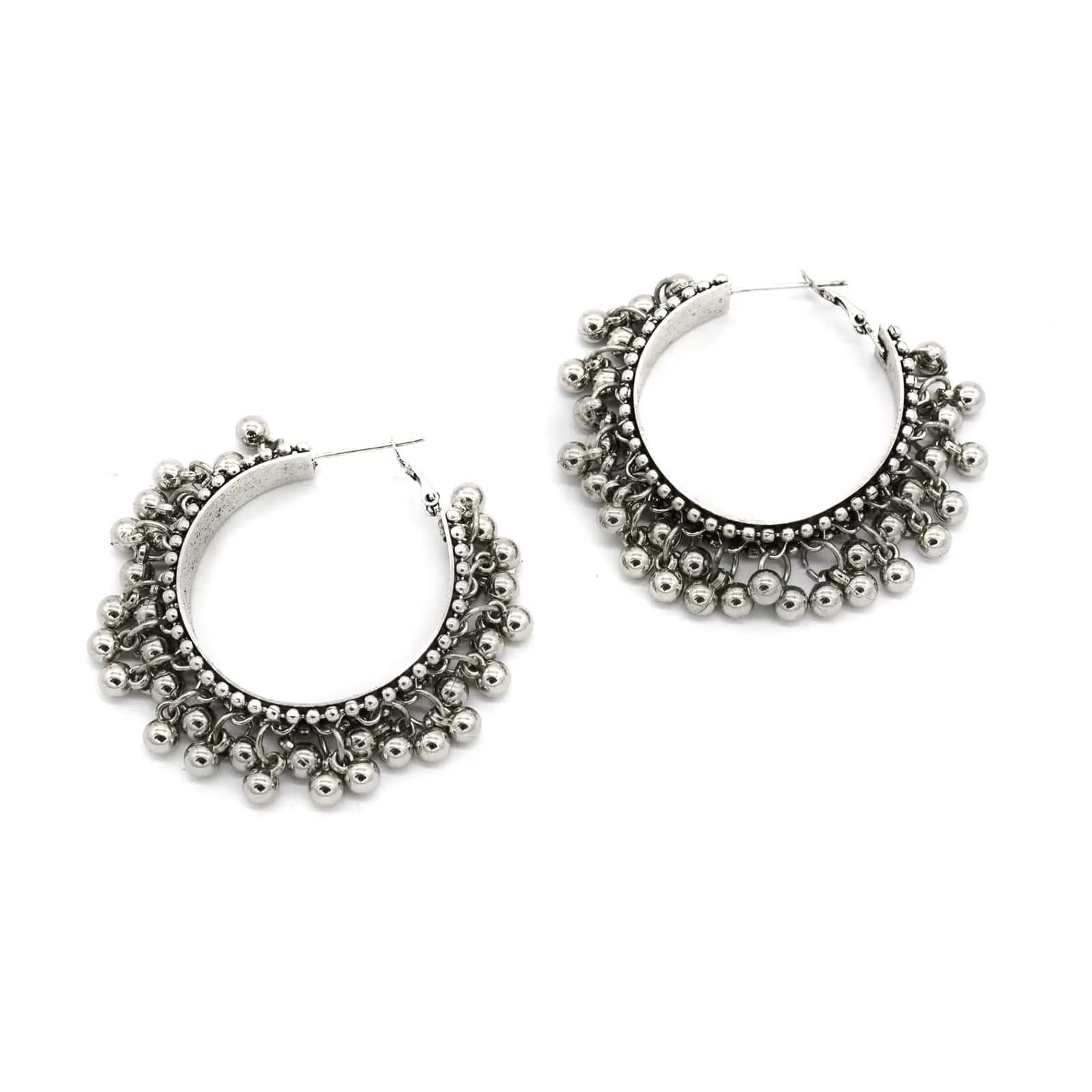 Gungroo Silver Hoops Earrings