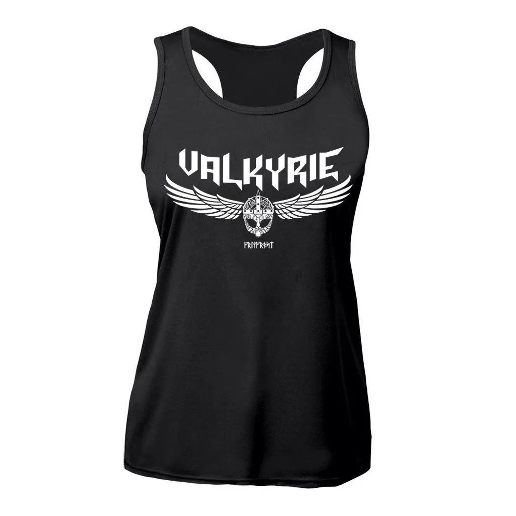 Gym Racerback Vest, Valkyrie, Black