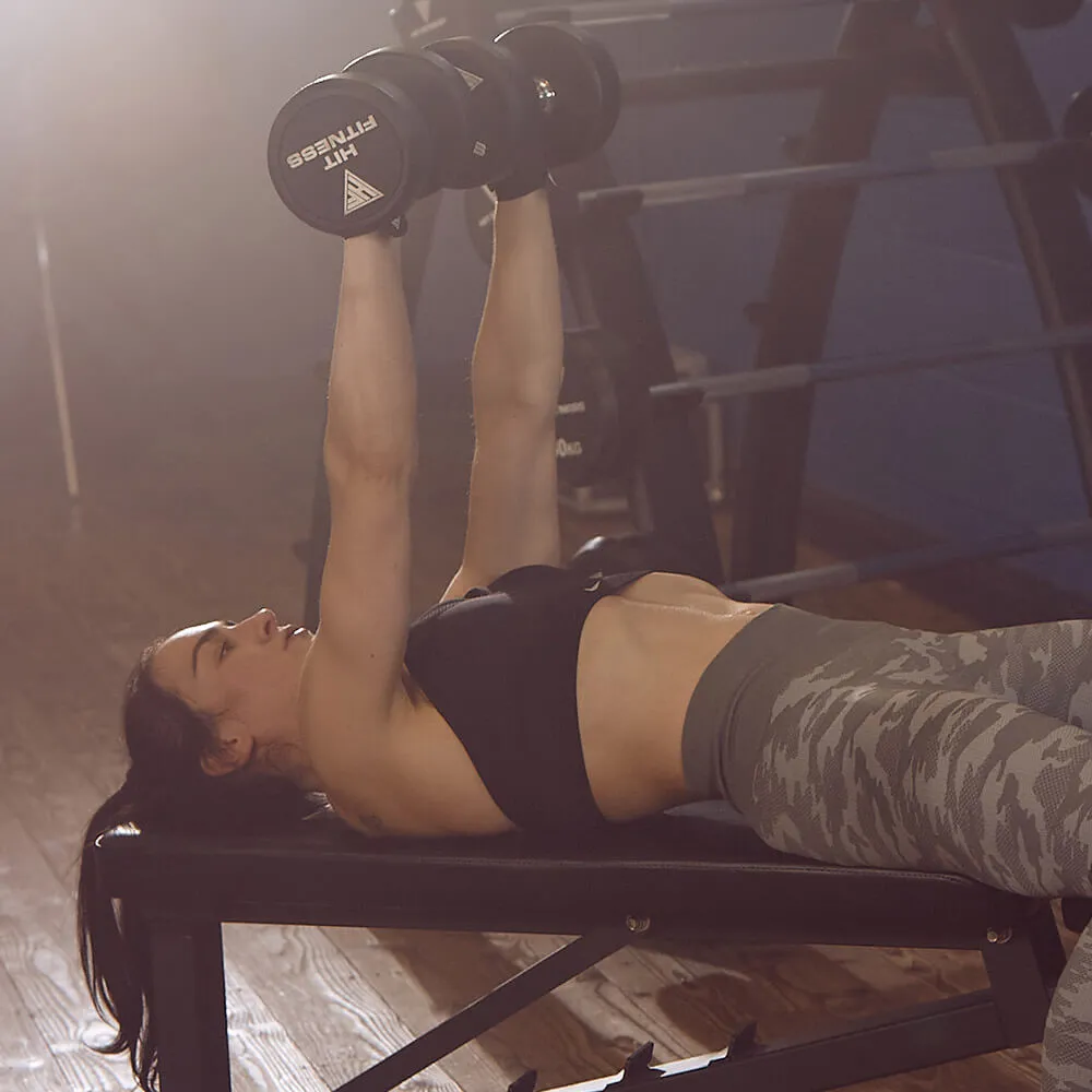 Hit Fitness Round Rubber Dumbbells | 5kg