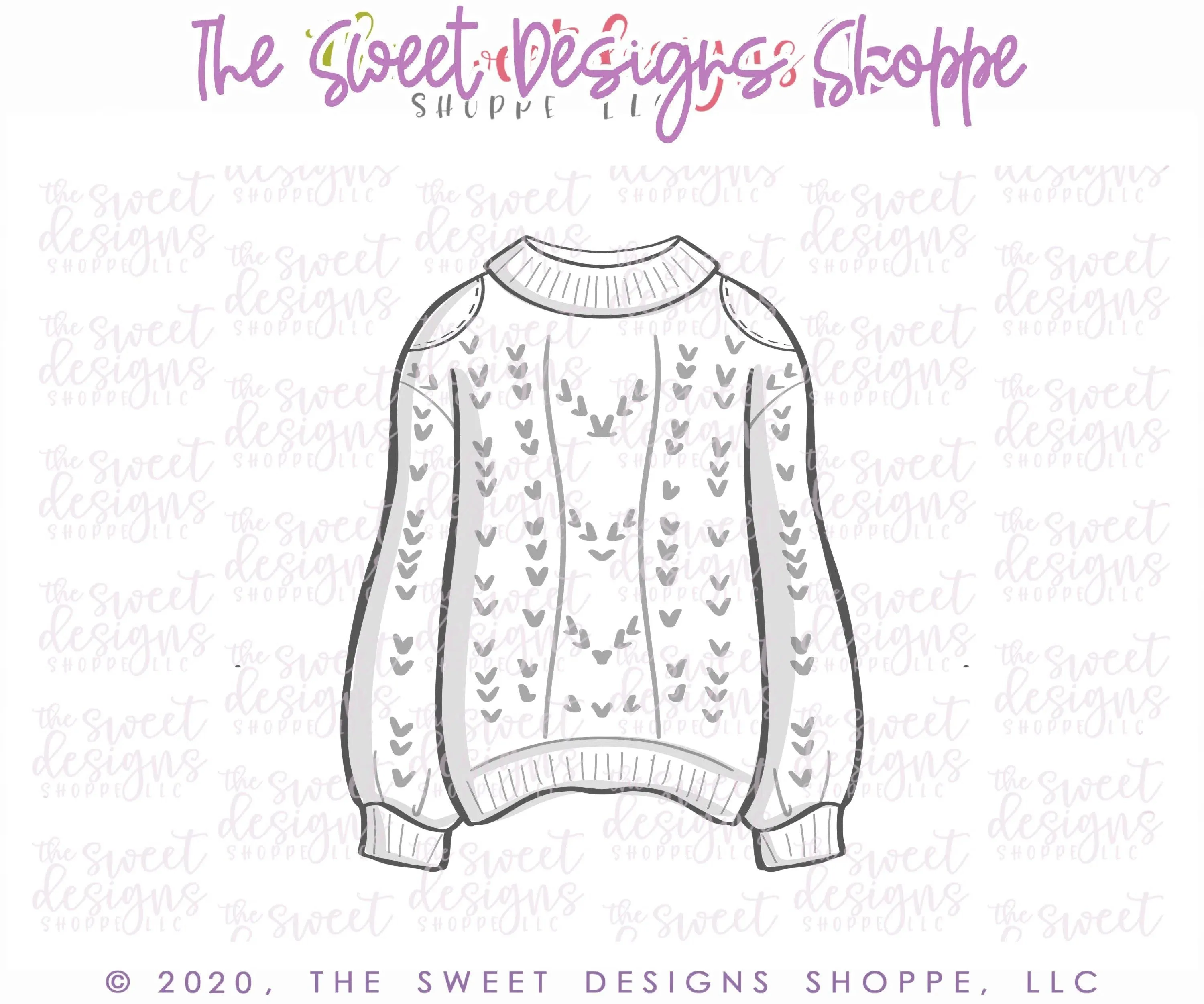 Knit Sweatshirt- Cookie Cutter