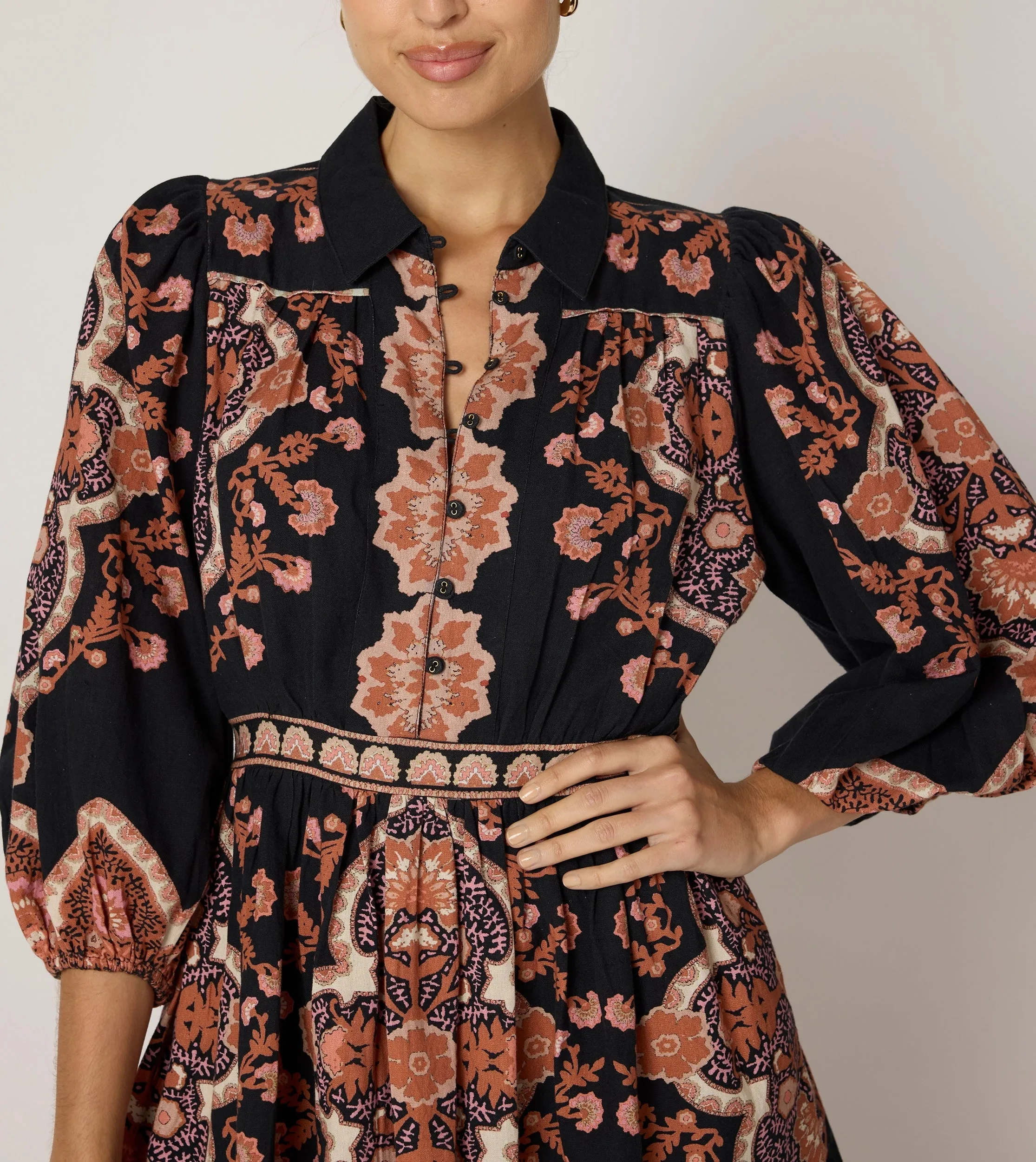 Leigh Mini Dress | Dark Lagos