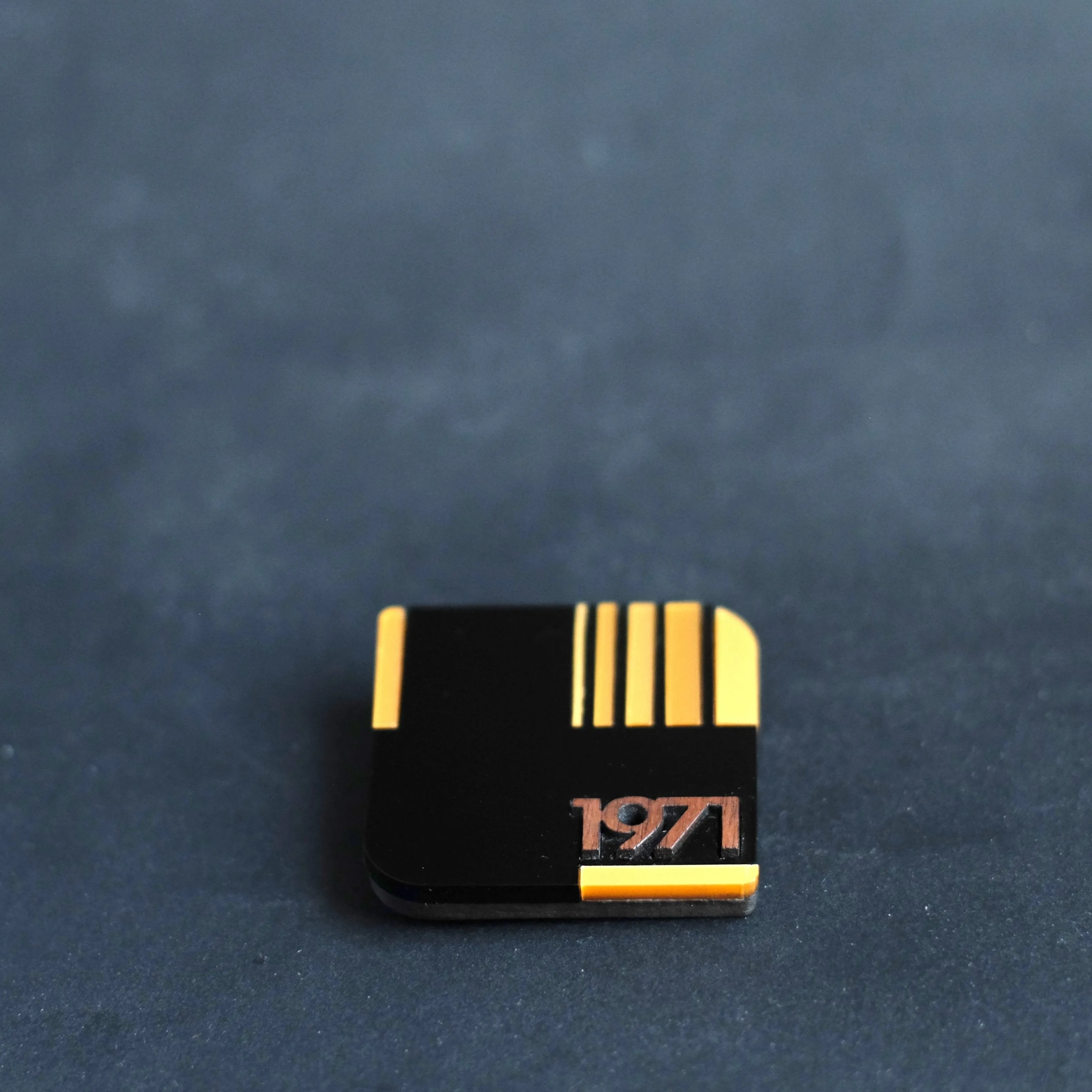 LIGHT Acrylic & Ebony Brooch - Limited edition