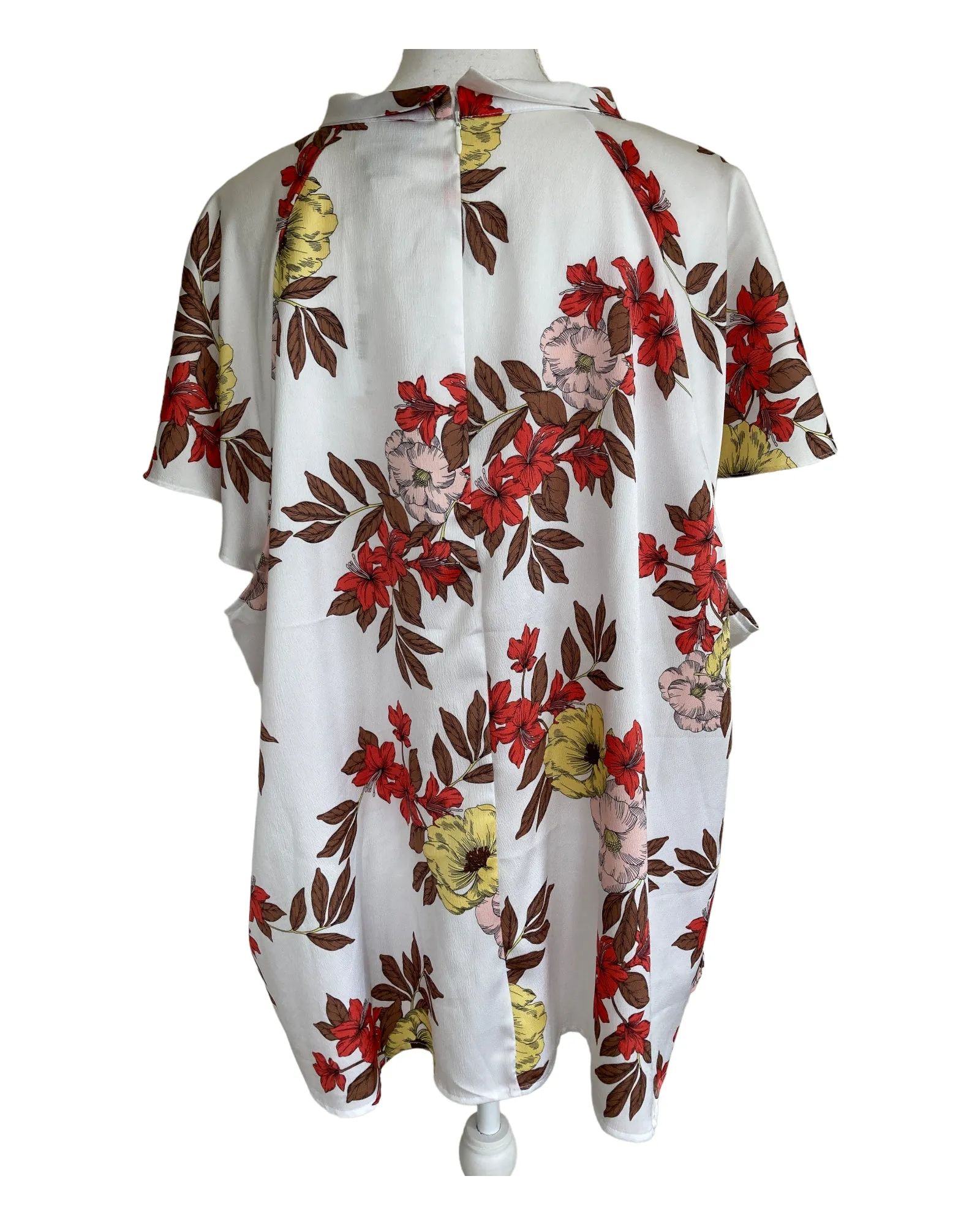 Liz Claiborne Fall Print Top, 3X