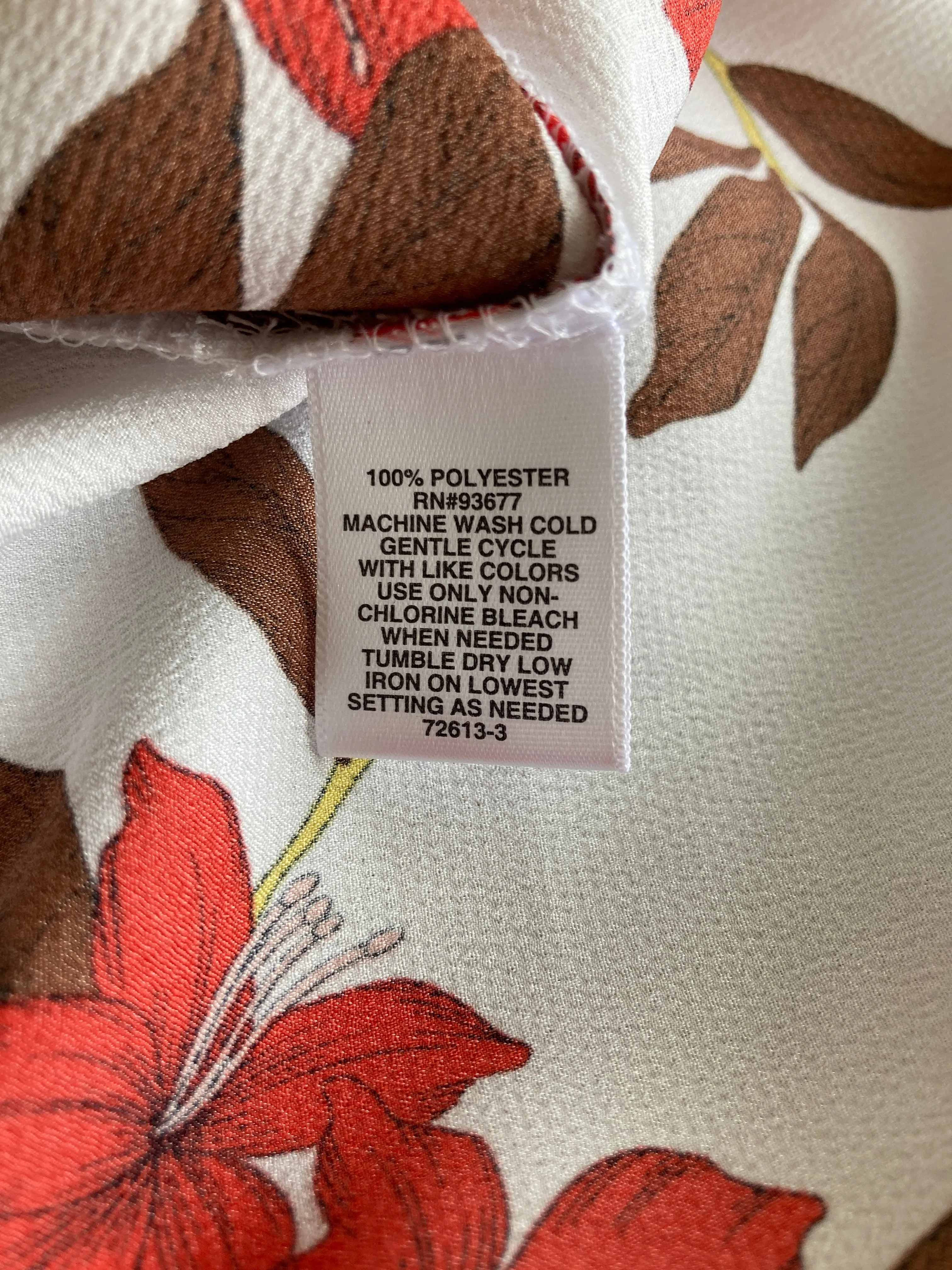 Liz Claiborne Fall Print Top, 3X