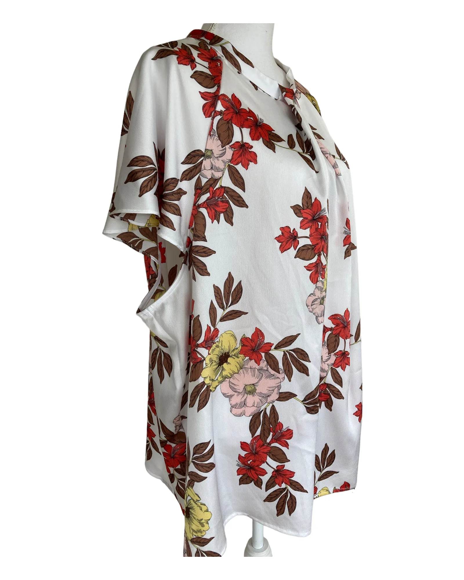Liz Claiborne Fall Print Top, 3X