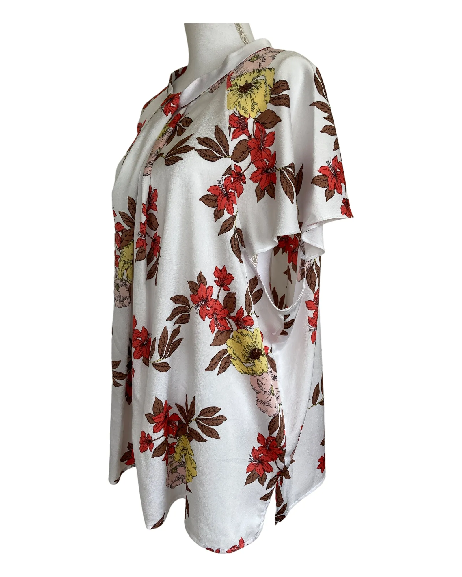 Liz Claiborne Fall Print Top, 3X