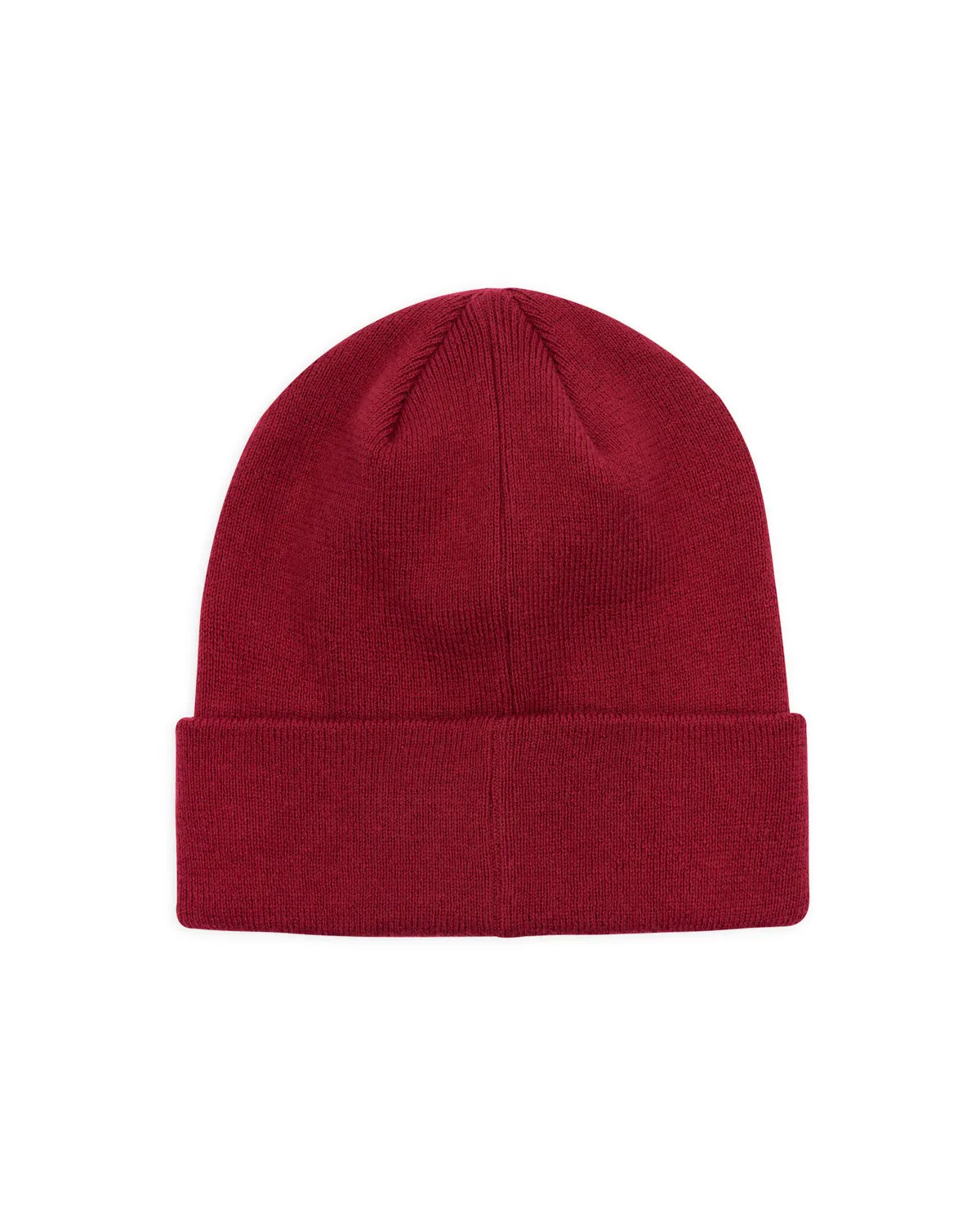 Logo Head Wool Beanie - Burgundy