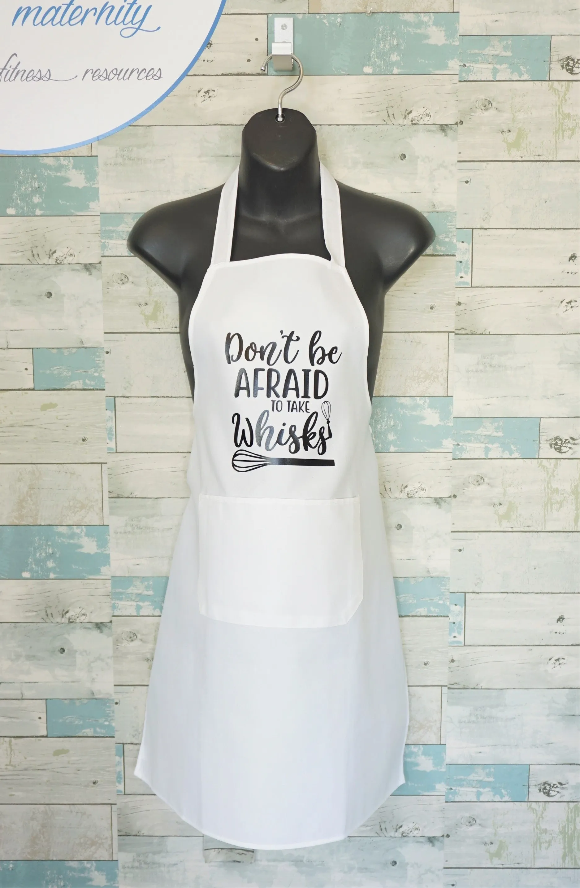Mama Buzz Apron - "Don't be afraid to take whisks"