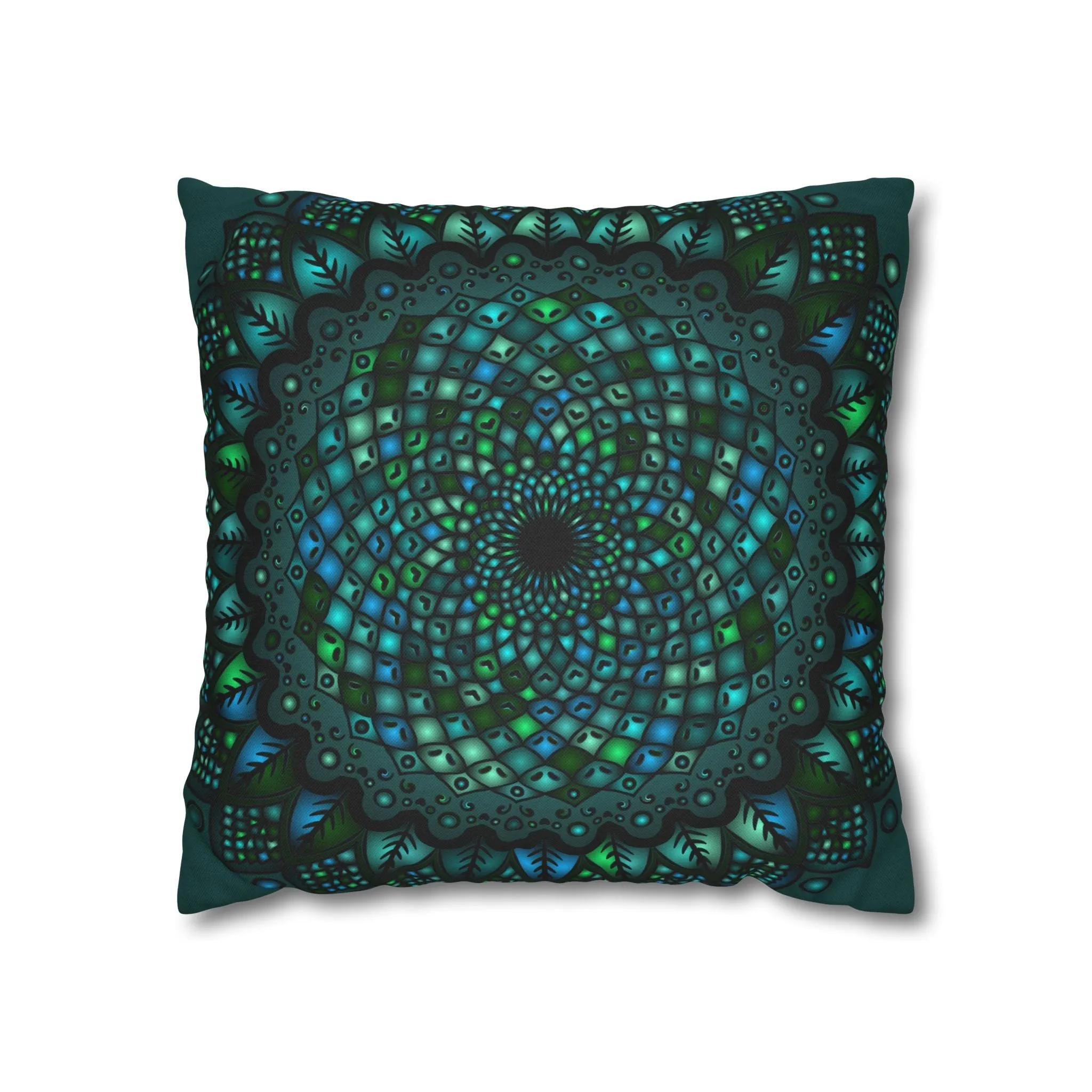 Mandala Art Square Pillowcase - Handmade Design
