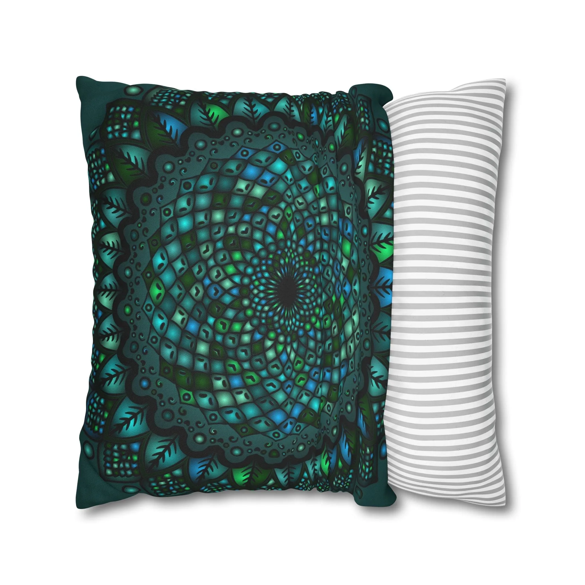 Mandala Art Square Pillowcase - Handmade Design