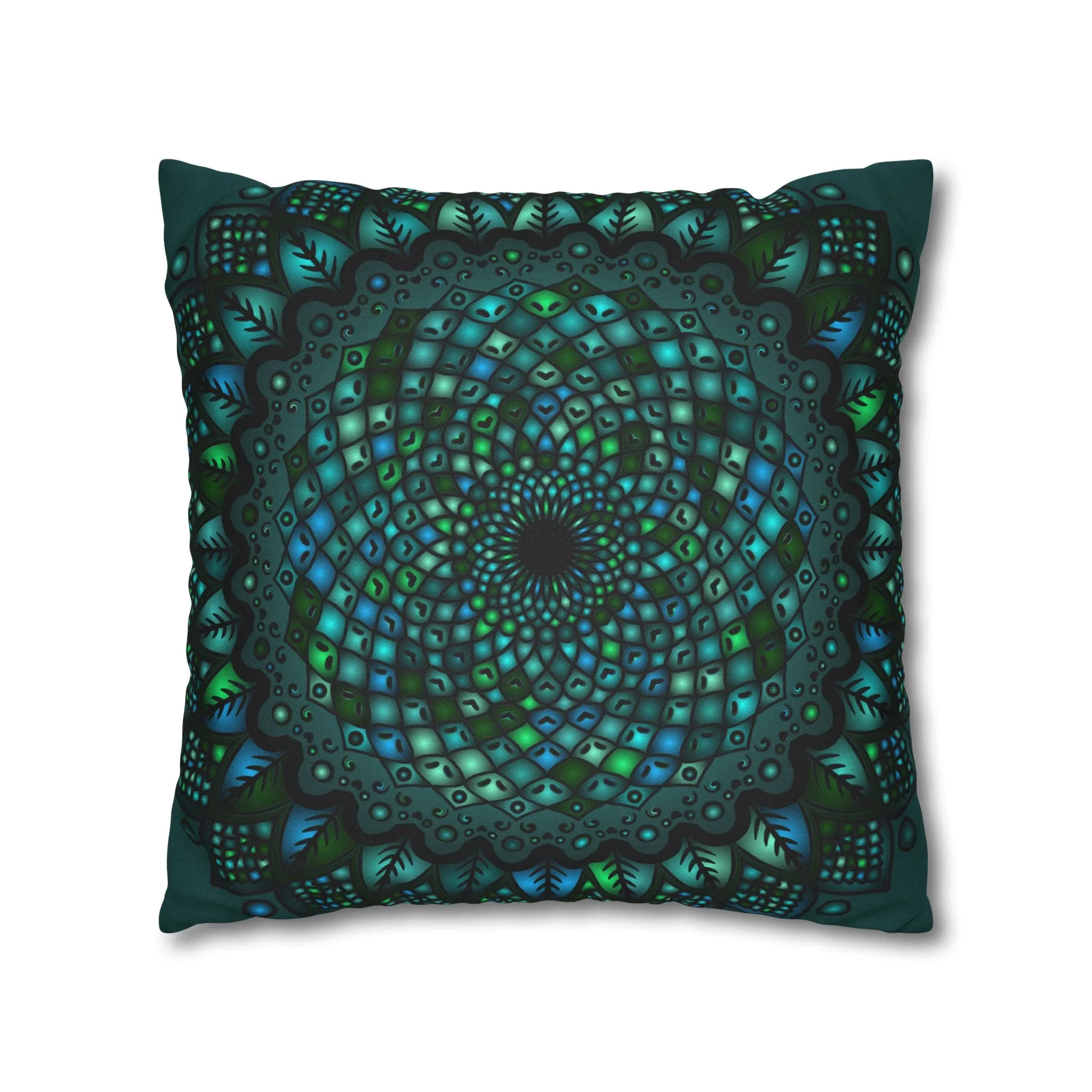 Mandala Art Square Pillowcase - Handmade Design