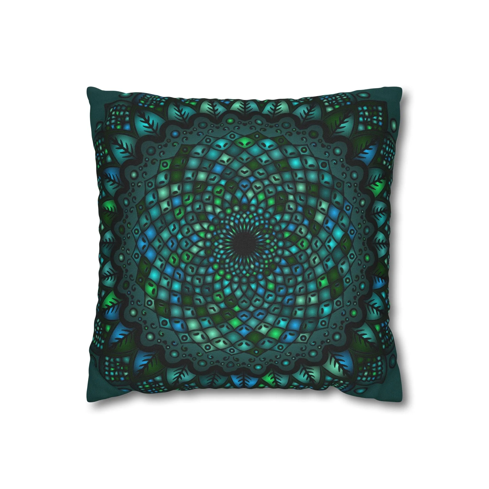 Mandala Art Square Pillowcase - Handmade Design