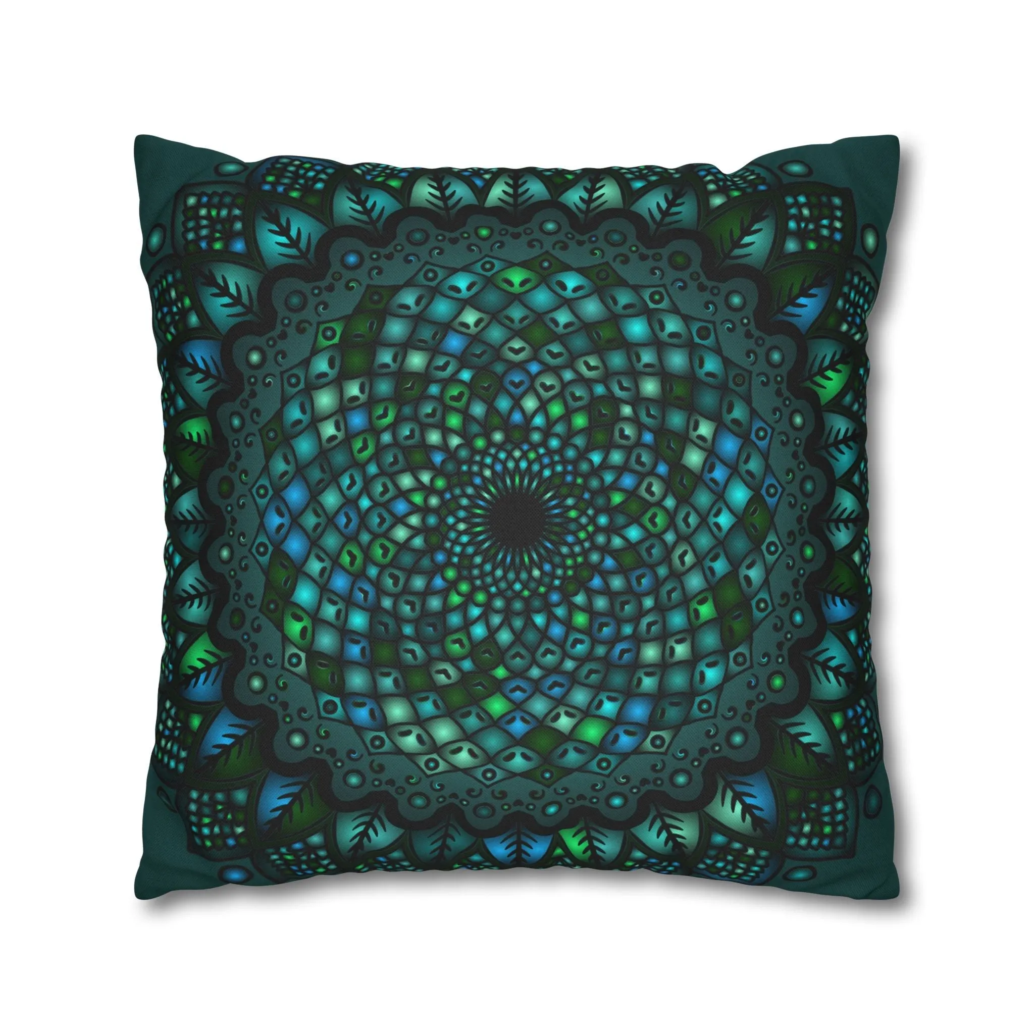 Mandala Art Square Pillowcase - Handmade Design