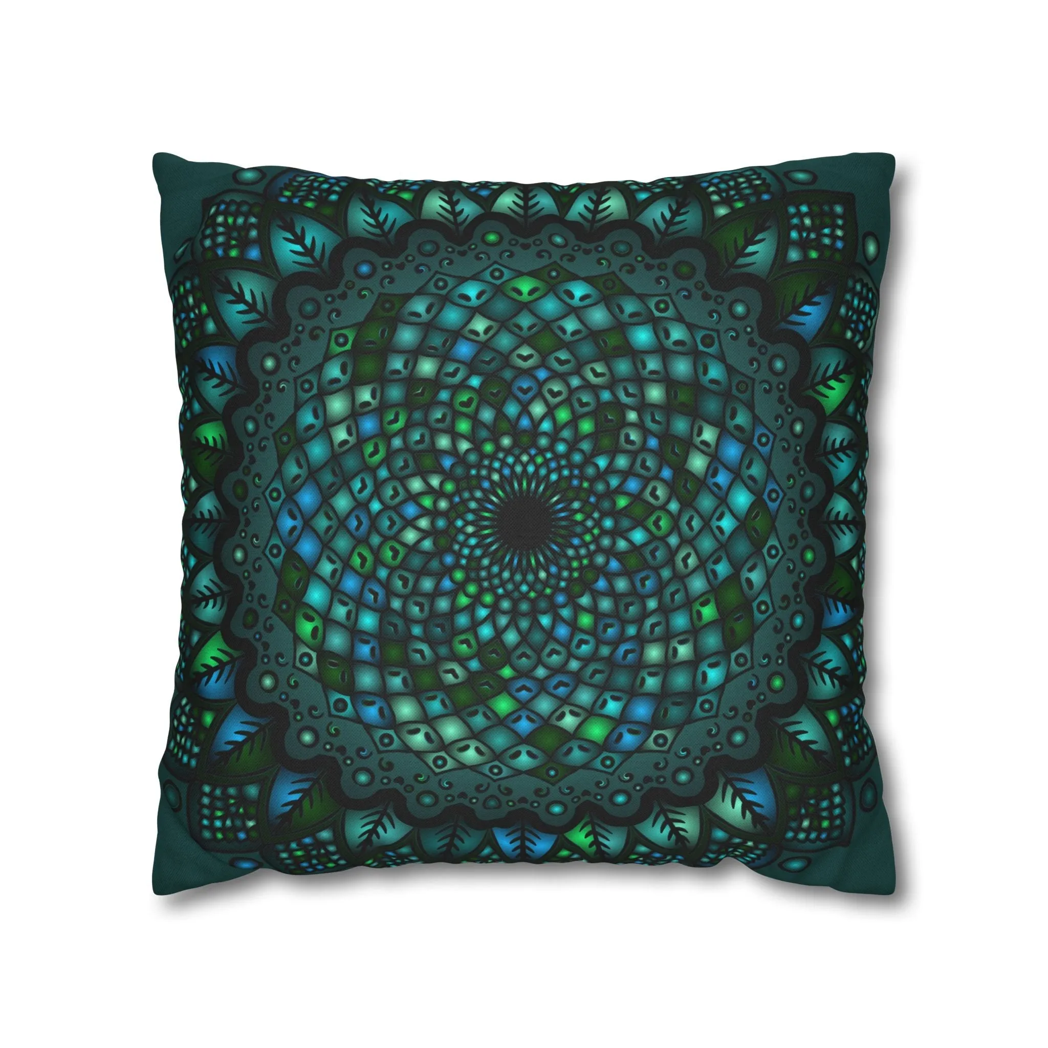 Mandala Art Square Pillowcase - Handmade Design