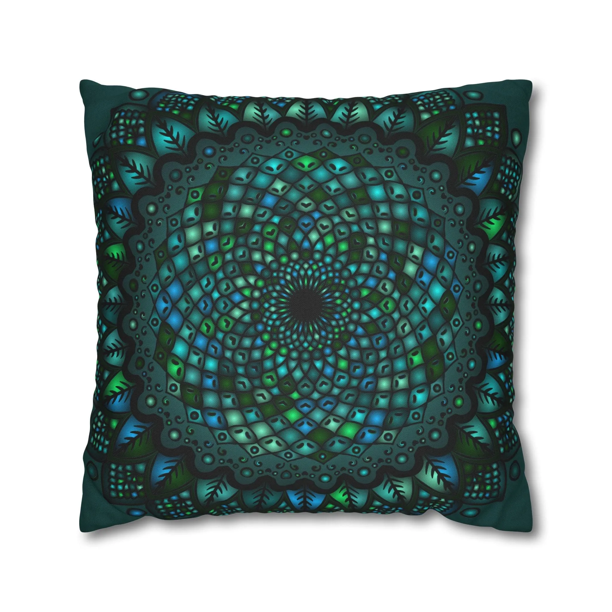 Mandala Art Square Pillowcase - Handmade Design