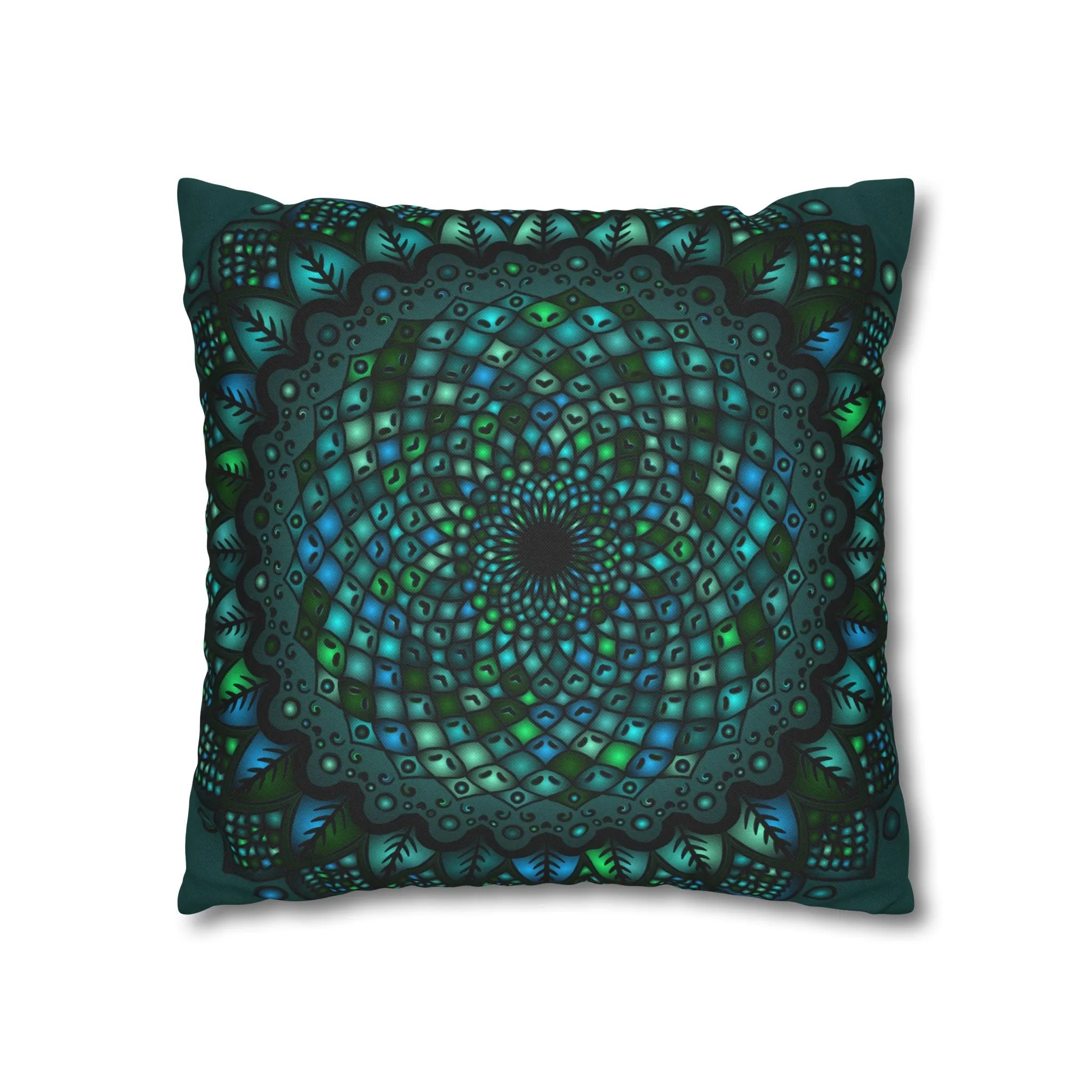 Mandala Art Square Pillowcase - Handmade Design