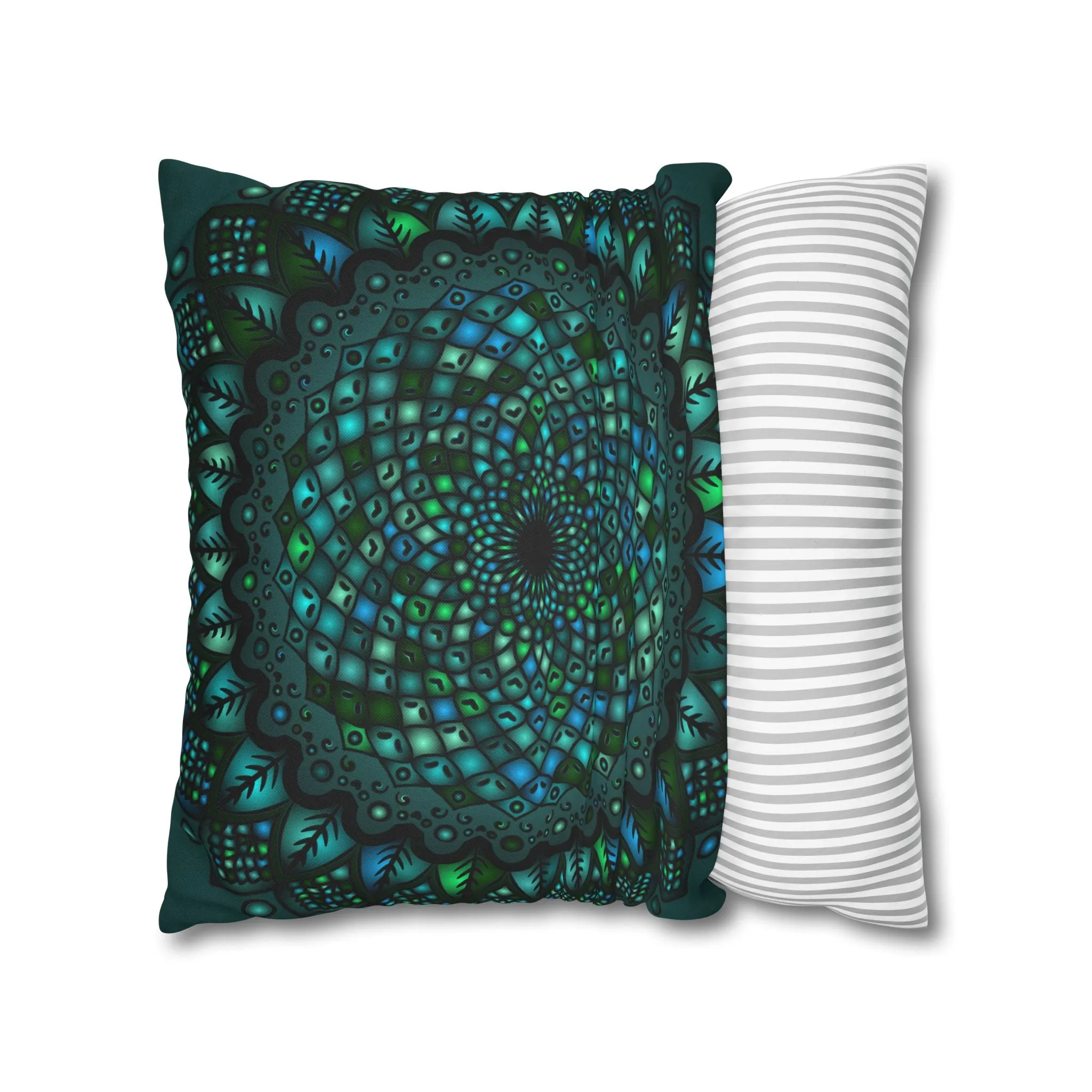 Mandala Art Square Pillowcase - Handmade Design