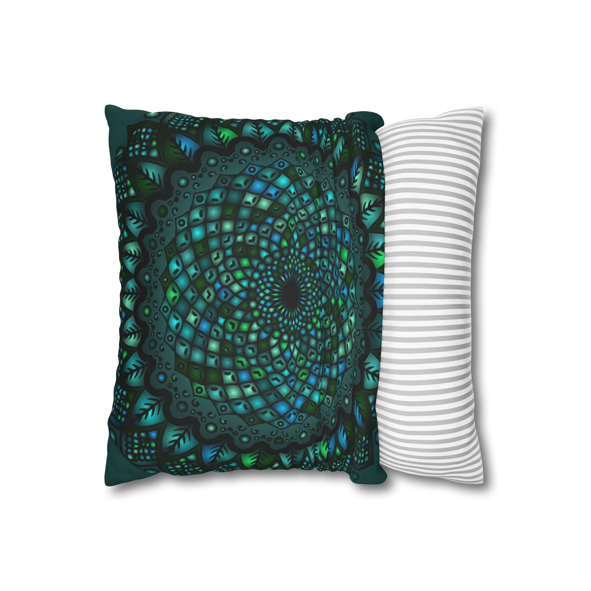 Mandala Art Square Pillowcase - Handmade Design